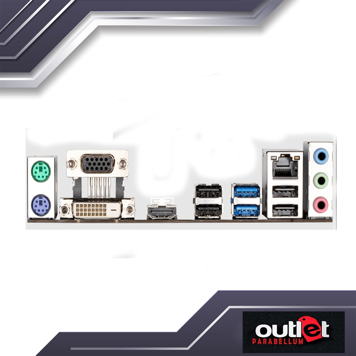 REFURBISHED GIGABYTE GA-H410M-S2H-V3 INTEL H510 LGA1200 HDMI/DVI/DSUB MATX MB
