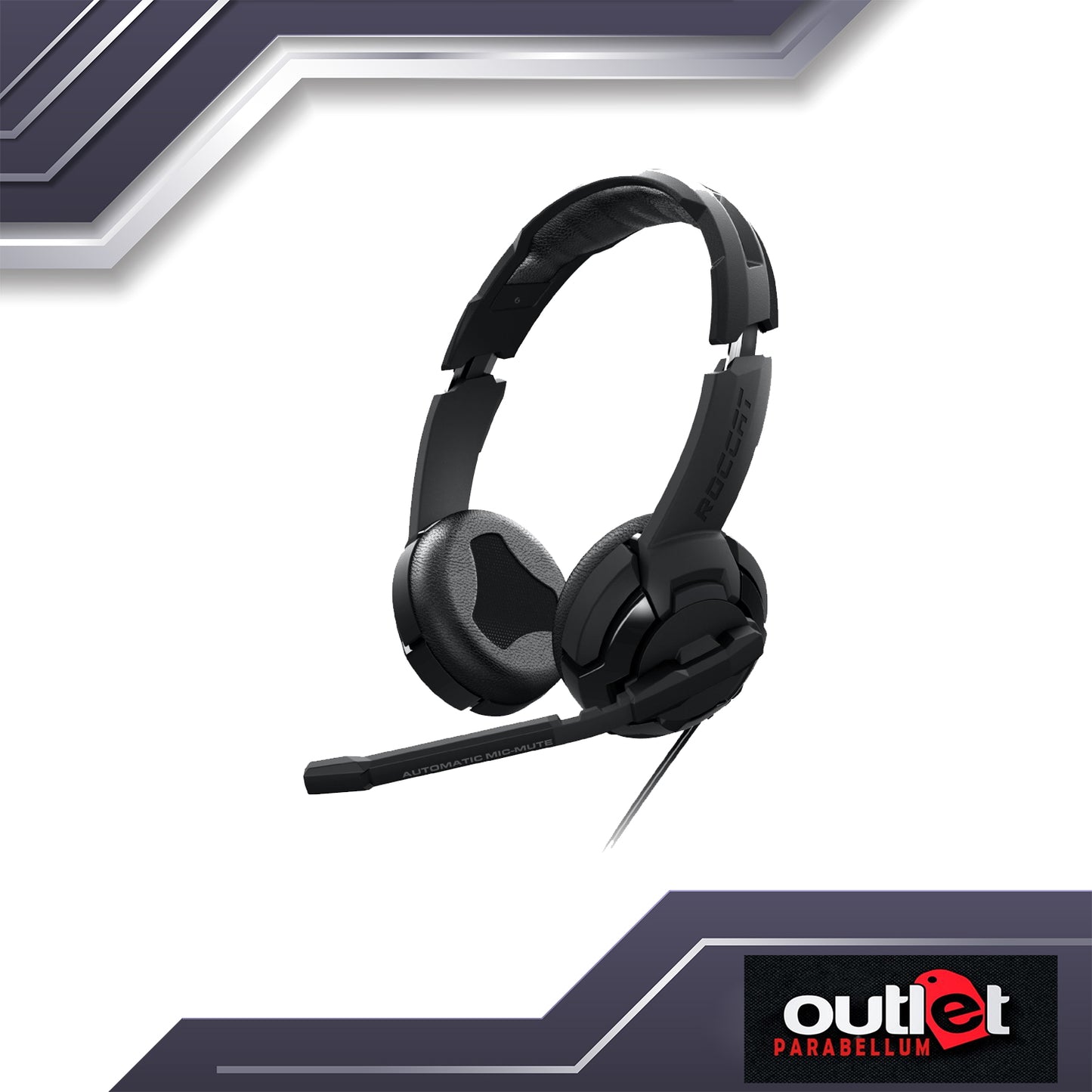 Original Roccat Kulo Surround Gaming Headset Black - ROC-14-700-AS