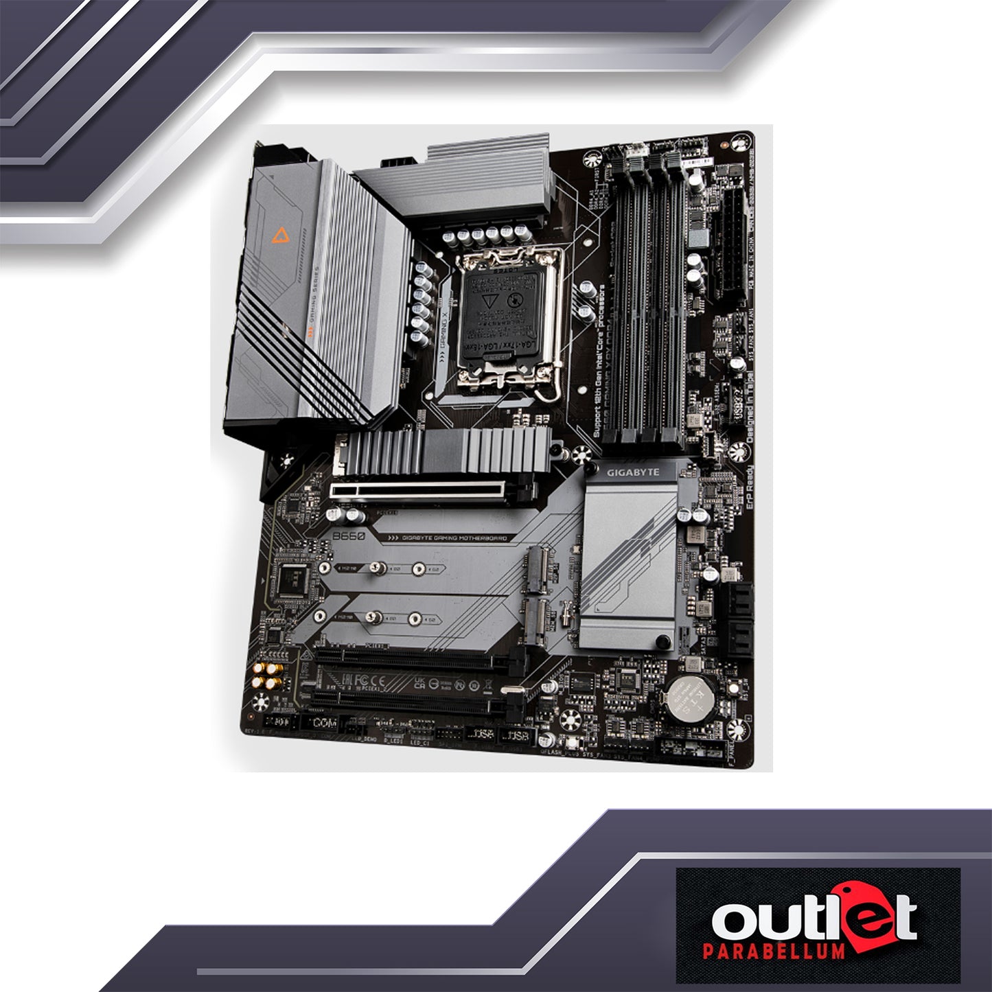 REFURB GA-B660-GAMING-X-AX-DDR4 GIGABYTE INTEL B660 LGA1700 DDR4 8+1+1 HYBRID DIGITAL VRM WIFI 6E Motherboard