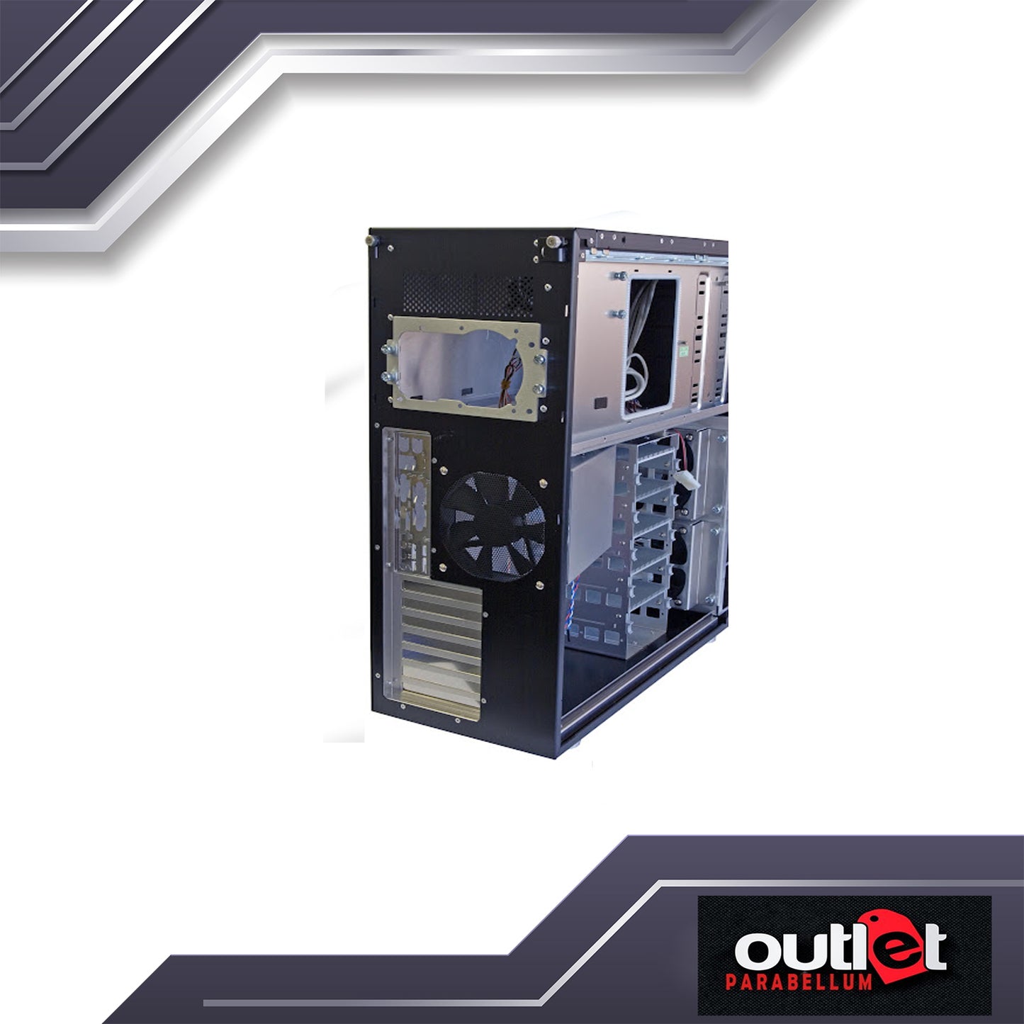 LIAN LI PC-S80 Black Aluminum ATX Mid Tower Computer Case