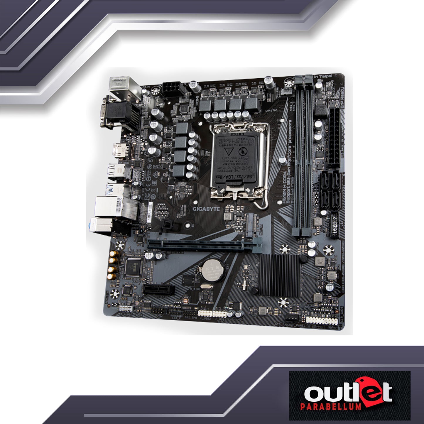 REFURBISHED GA-H610M-H-DDR4 GIGABYTE INTEL H610 LGA1700 DDR4 HDMI/DSUB MATX MOTHERBOARD