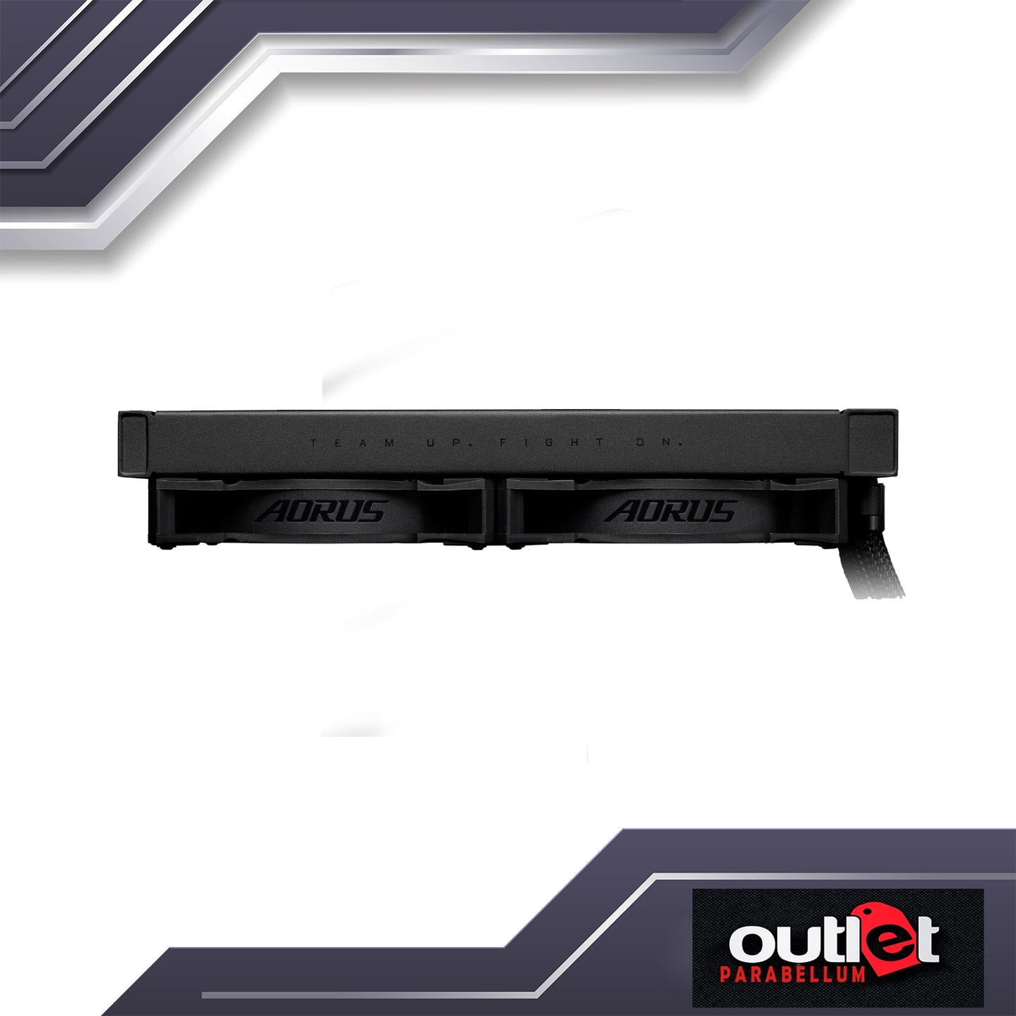 REFURBISHED GP-AORUS-WATERFORCE-X-280 AORUS WATERFORCE AIO W/ CIRCULAR LCD DISPLAY, RGB FUSION 2.0 2X140MM ARGB FAN