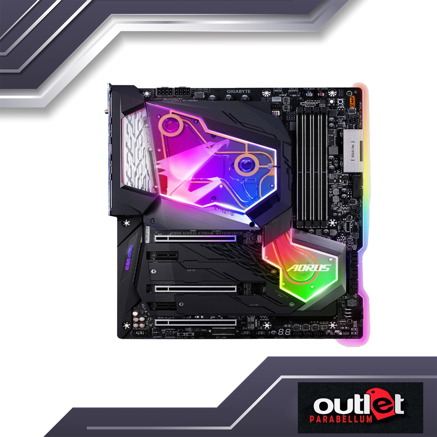 REFURBISHED GA-Z390-AORUS-XTREME-WATERFORCE GIGABTYE AORUS Z390 XTREME WATERFORCE MOTHERBOARD