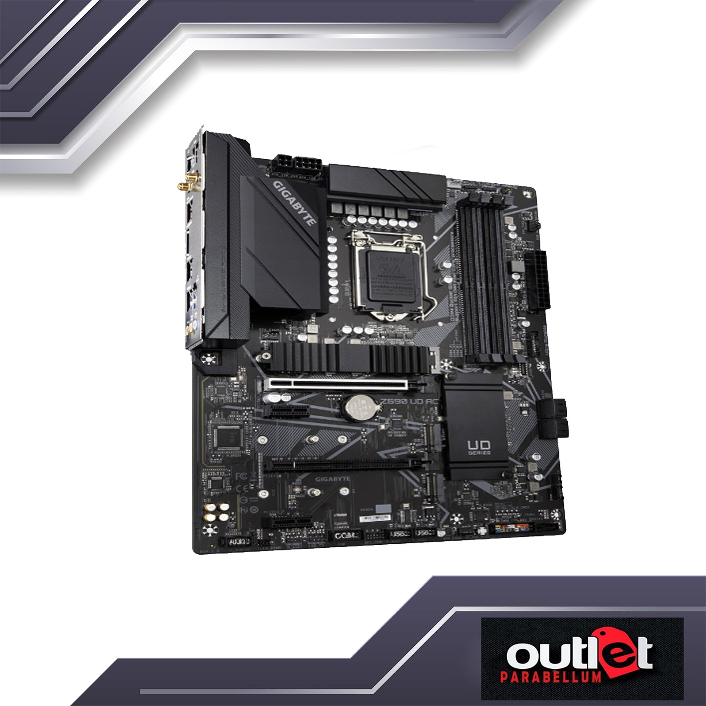 REFURBISHED GA-Z590-UD-AC AORUS INTEL Z590 LGA1200 12+1 PHASE DIGITAL POWER DESIGN WIFI 2.5GBE LAN ATX MB Motherboard