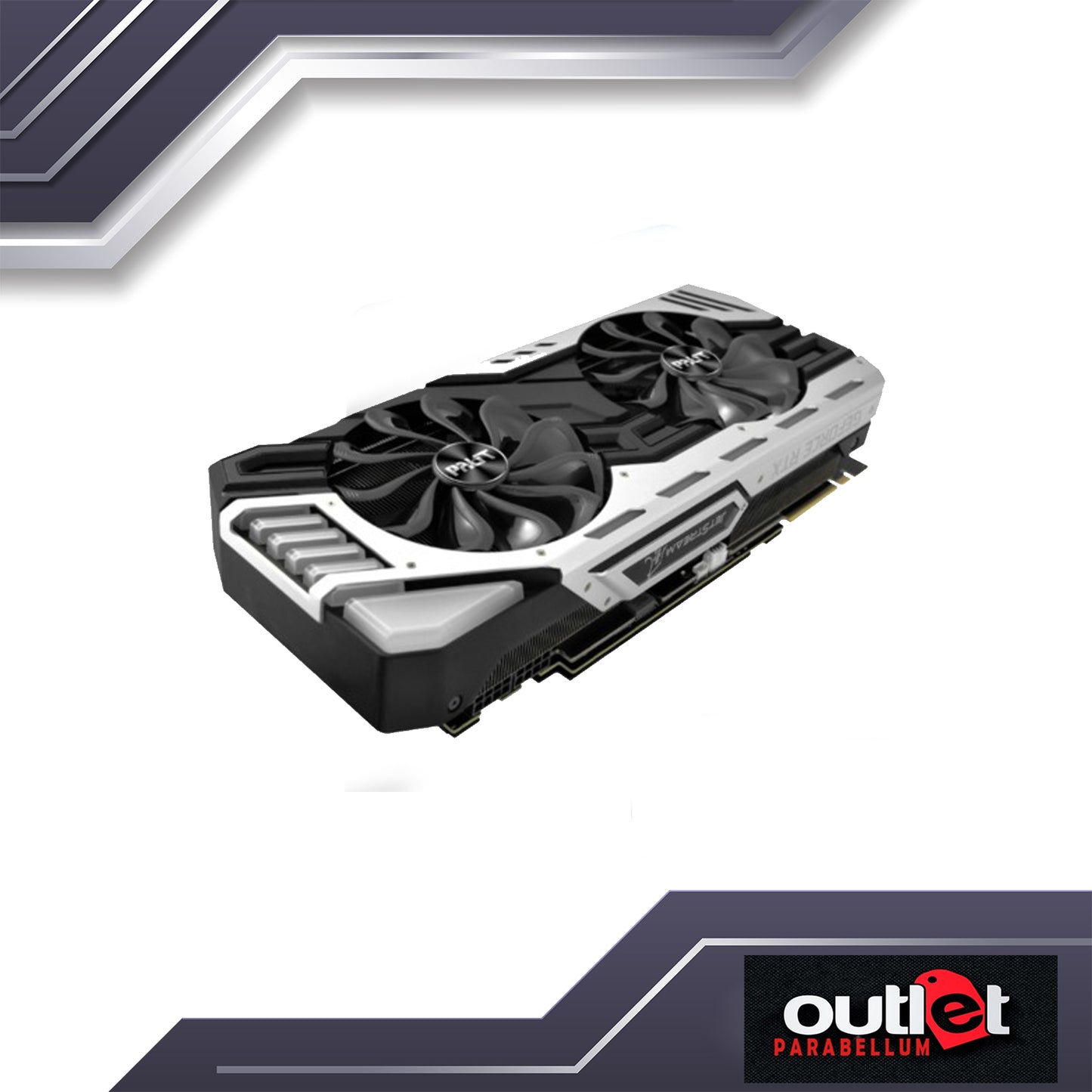 REFURBISHED PALIT NE62080020P2-180A PALIT RTX2080 DUAL 8GB GDDR6 256BIT 3-DP HDMI USB-C VGA CARD