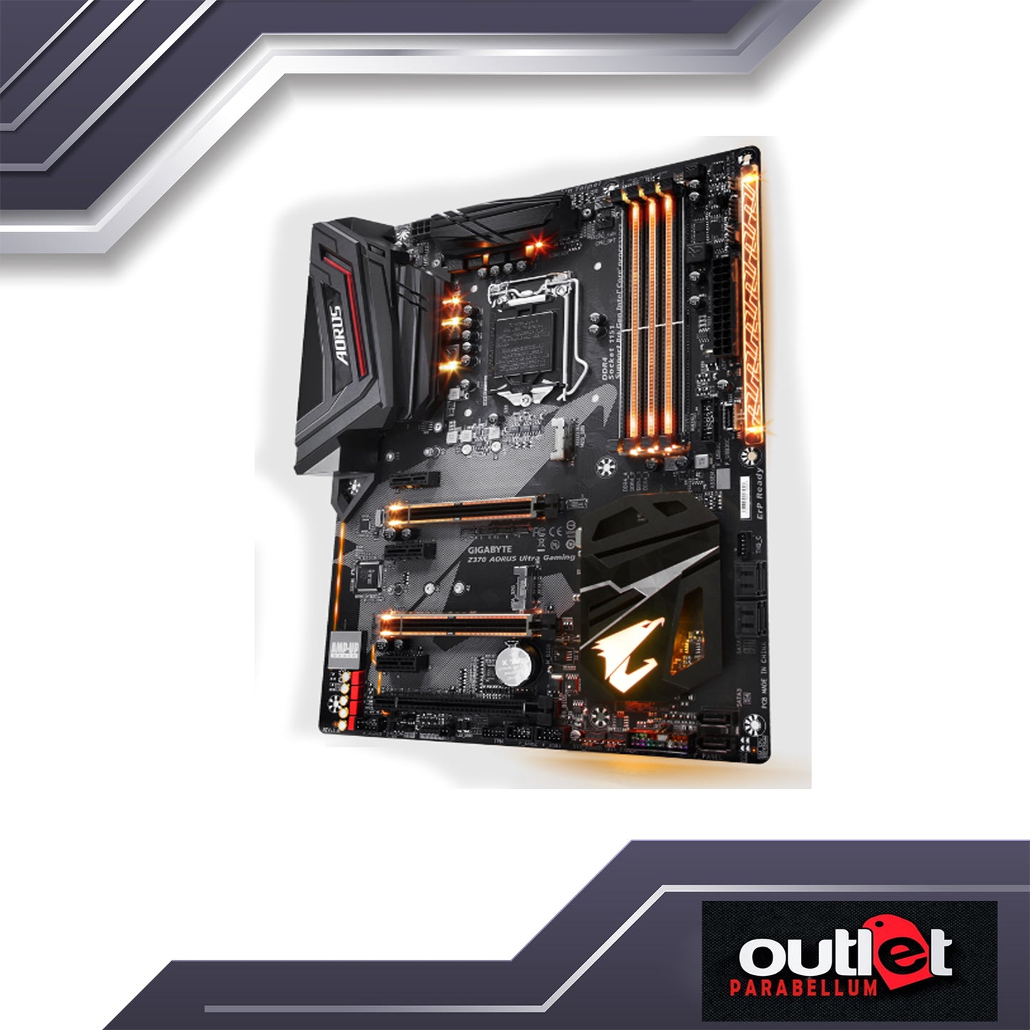 REFURBISHED GA-Z370-AORUS-ULTRA-GAMING GIGABYTE INTEL Z370 S1151 DDR4 ATX MB W/ RGB FUSION, INTEL LAN
