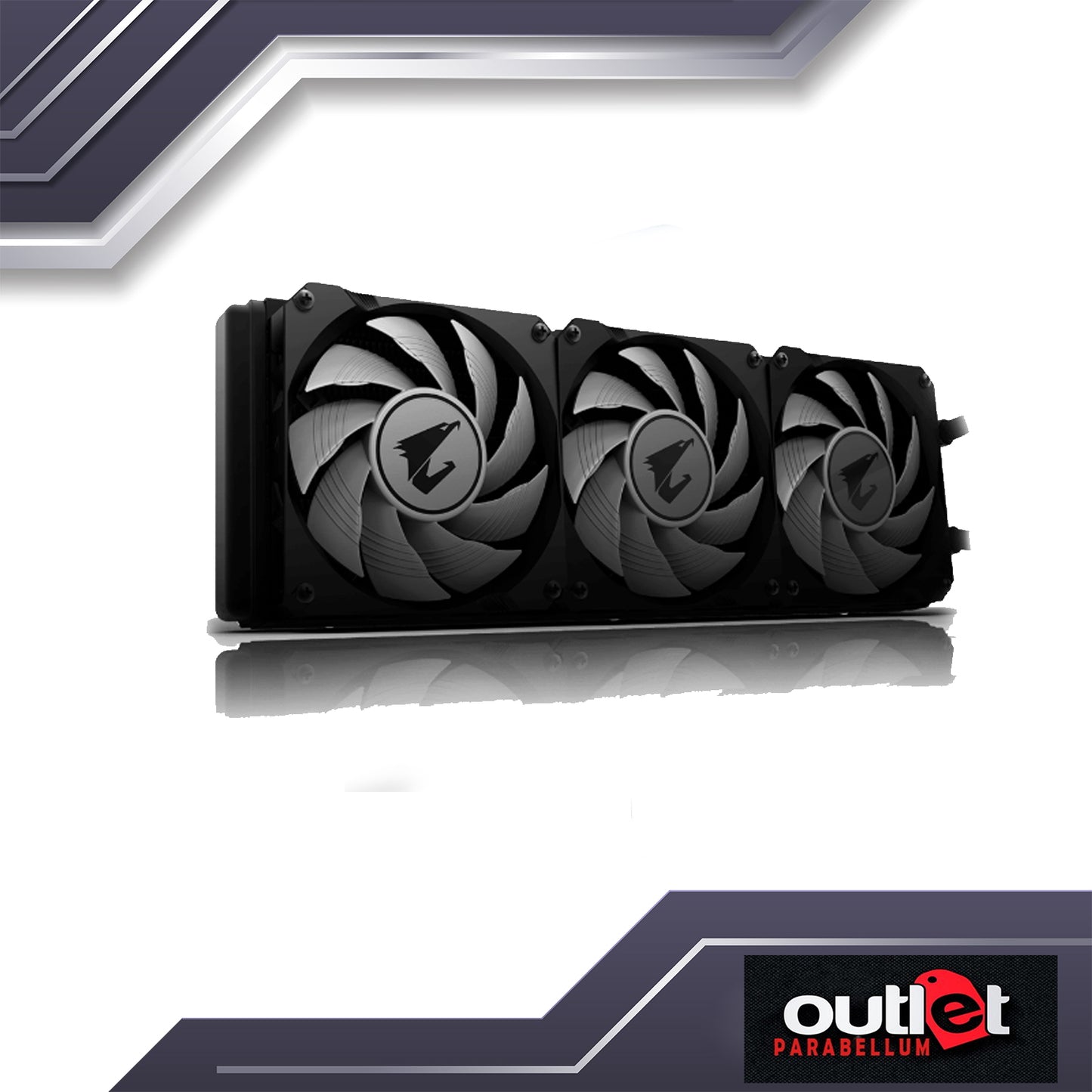 REFURBISHED GP-AORUS-LIQUID-COOLER-360 ALL-IN-ONE LIQUID COOLER WITH CIRCULAR LCD DISPLAY, RGB FUSION 2.0, TRIPLE 120mm