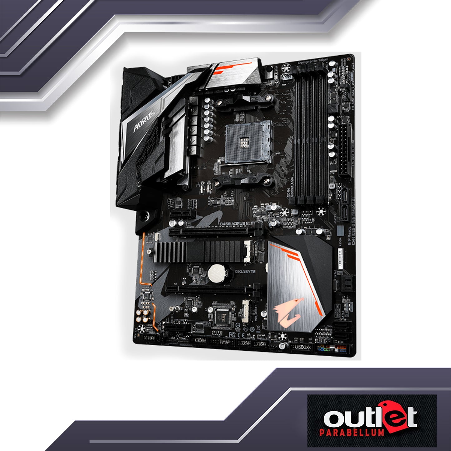 REFURBISHED GA-B450-AORUS-ELITE-V2 GIGABYTE AMD B450 AM4 DDR4 ATX GAMING MOTHERBOARD