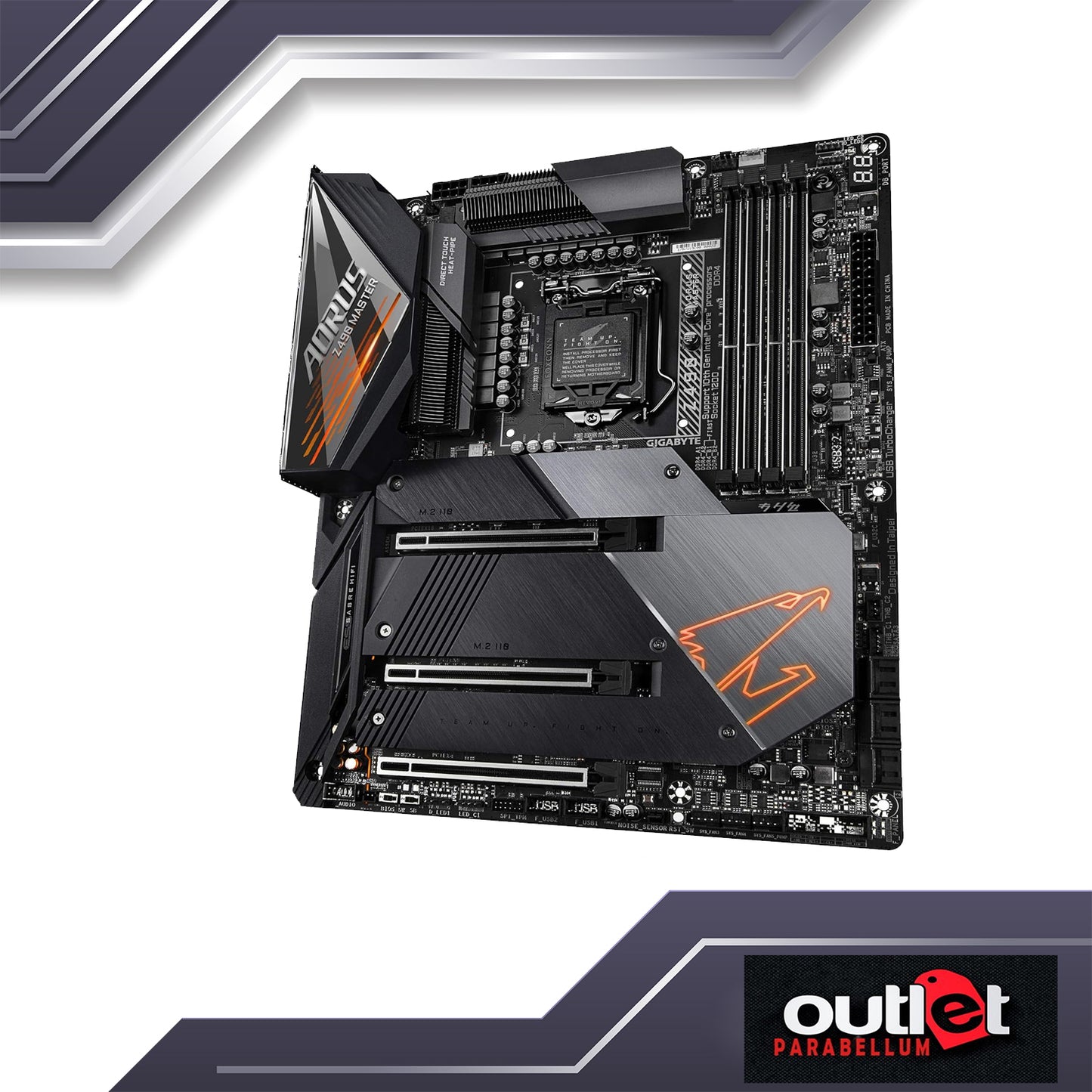 REFURB GA-Z490-AORUS-MASTER AORUS INTEL Z490 LGA1200 14PHASE DIGITAL VRM,WIFI 6,2.5GBELAN,RGB ATX GAMING MB