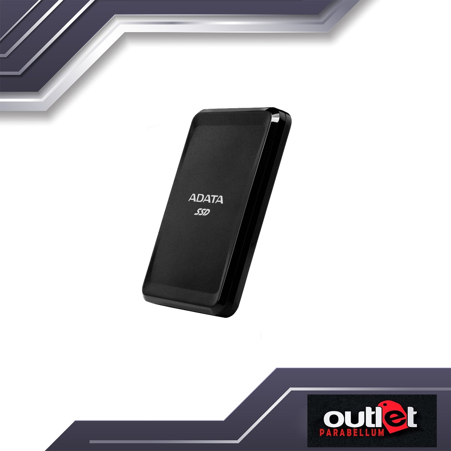 Adata External SSD SC685 External SSD Ultra Slim USB 3.2 Gen 2 Type-C ASC685-500GU32G2-CBK