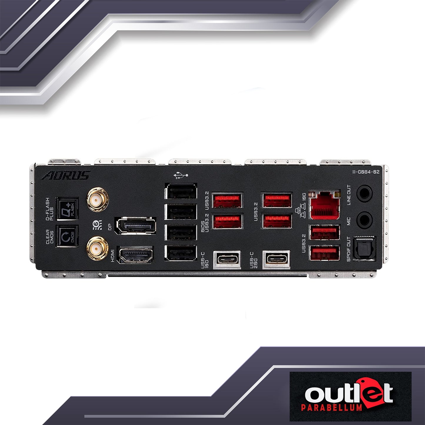 REFURBISHED GA-X670E-AORUS-XTREME GIGABYTE AMD X670E AM5 DDR5 PCIE 5.0 18+2+2 DIGITAL VRM 10GBE LAN WIFI6E ATX MB
