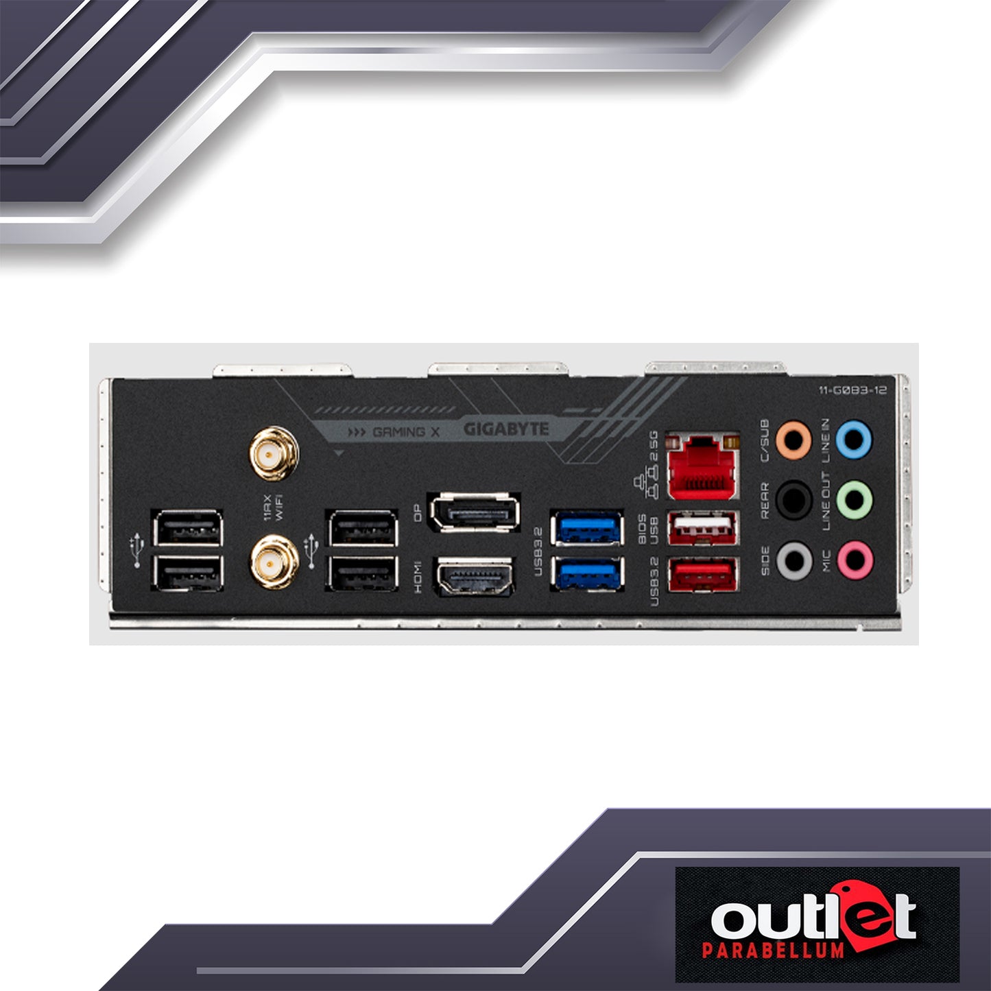 REFURB GA-B660-GAMING-X-AX-DDR4 GIGABYTE INTEL B660 LGA1700 DDR4 8+1+1 HYBRID DIGITAL VRM WIFI 6E Motherboard
