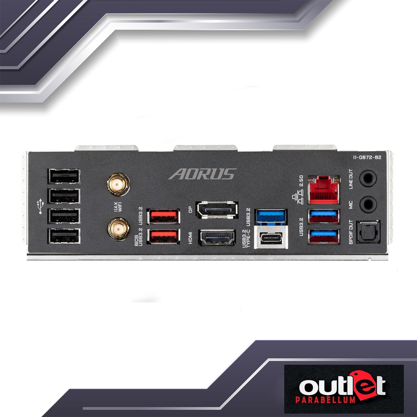 REFURBISHED GA-Z690-AORUS-ELITE-AX AORUS INTEL Z690 LGA1700 DDR5 16+1+2 DIGITAL VRM(SPS 70A)WIFI6 2.5GbE LAN ATX Motherboard