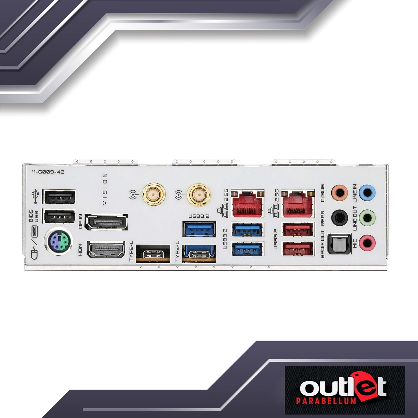 REFURB GA-B550-VISION-D-P GIGABYTE AMD B550 VISION THUNDERBOLT 3,2.5GBE LAN,DTS-X ULTRA Motherboard