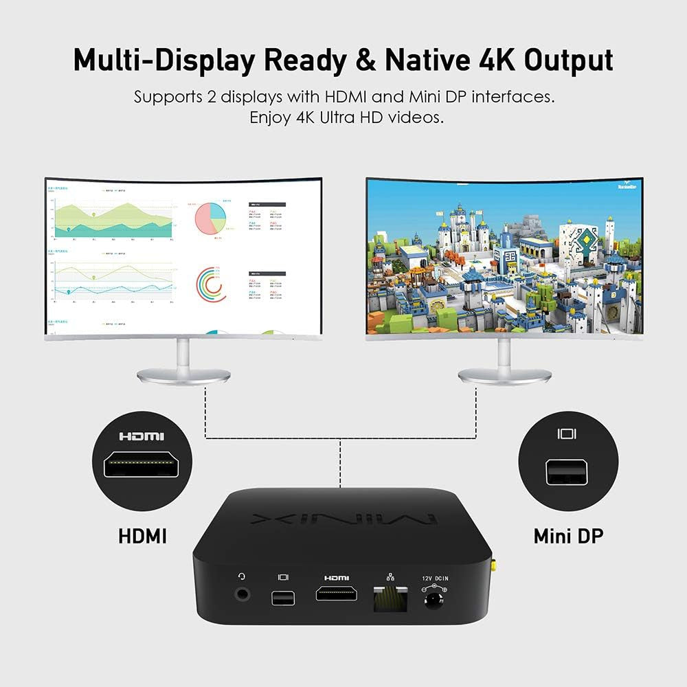 BRAND NEW!!! MINIX NEO Z83-4 MAX WINDOWS 10 PRO FANLESS MINI PC