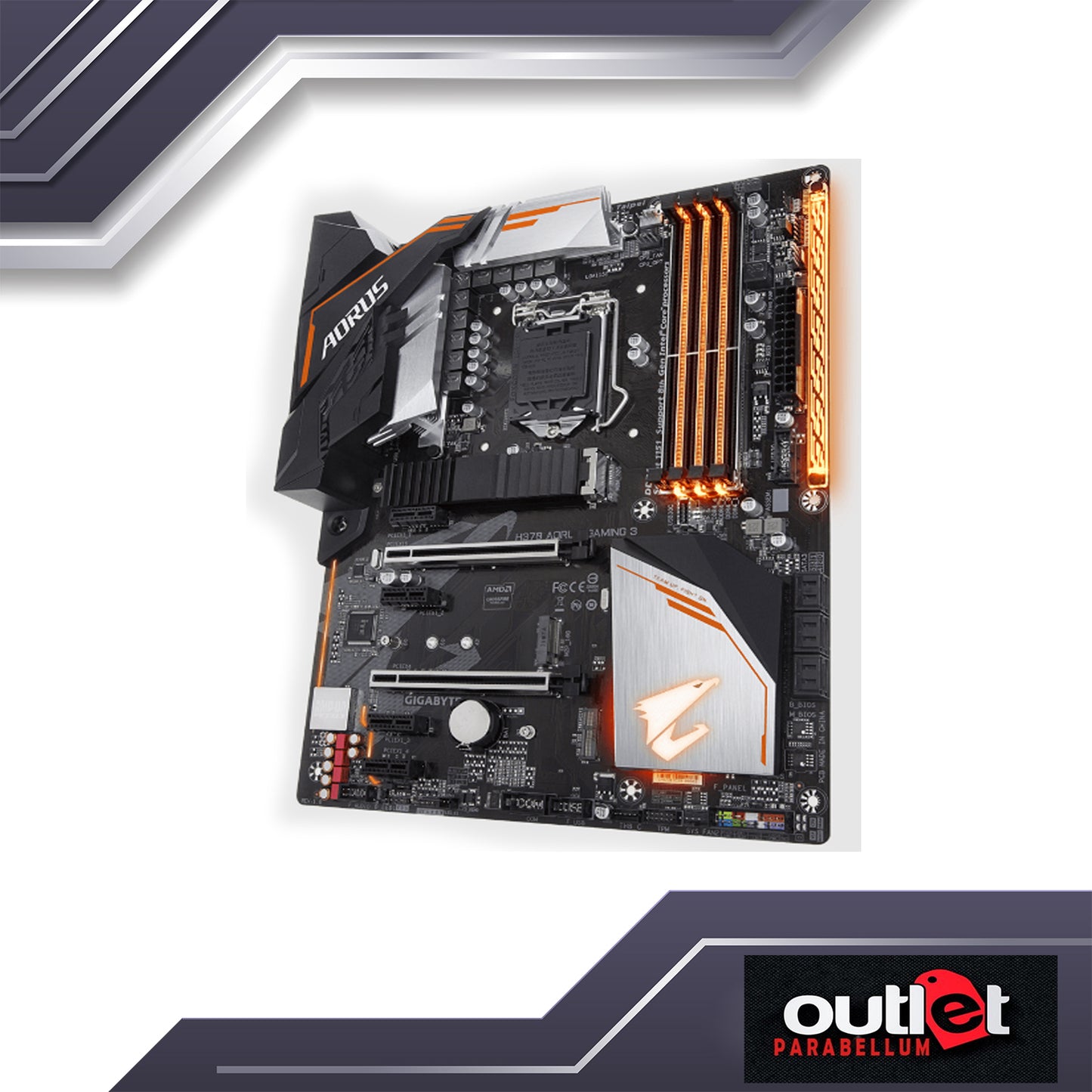 REFURBISHED GA-H370-AORUS-GAMING-3 GIGABYTE H370 S1151 ATX GAMING MOTHERBOARD