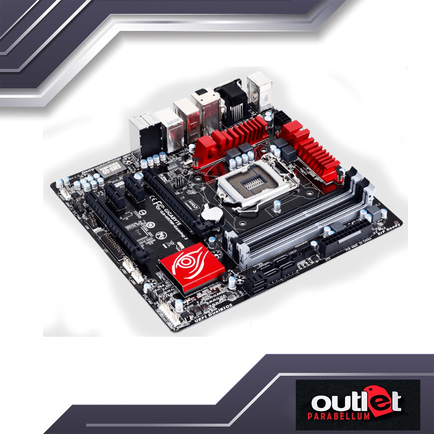 REFURBISHED GA-H97M-GAMING-3 GIGABYTE INTEL H97 S1150 GAMING MB MATX