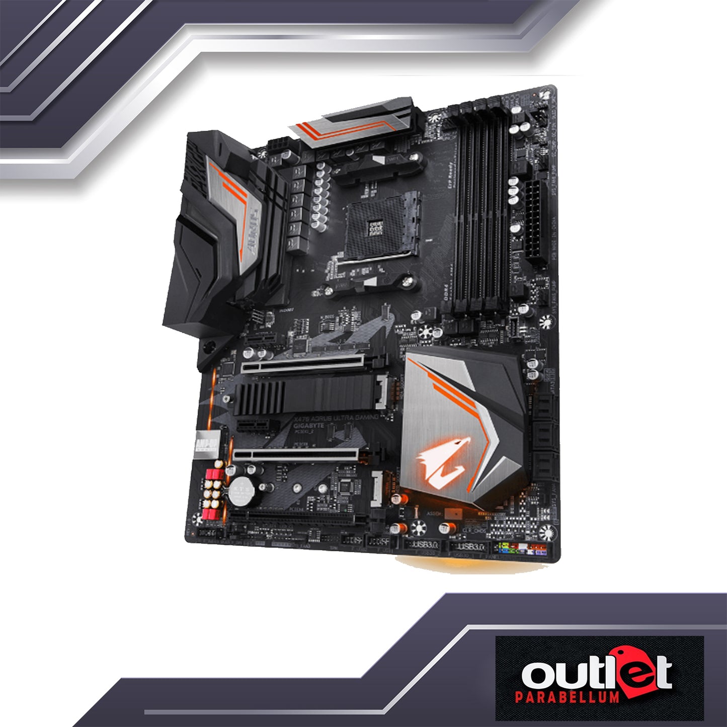 REFURBISHED GA-X470-AORUS-ULTRA-GAMING GIGABYTE AMD X470 AM4 DDR4 ATX GAMING MOTHERBOARD