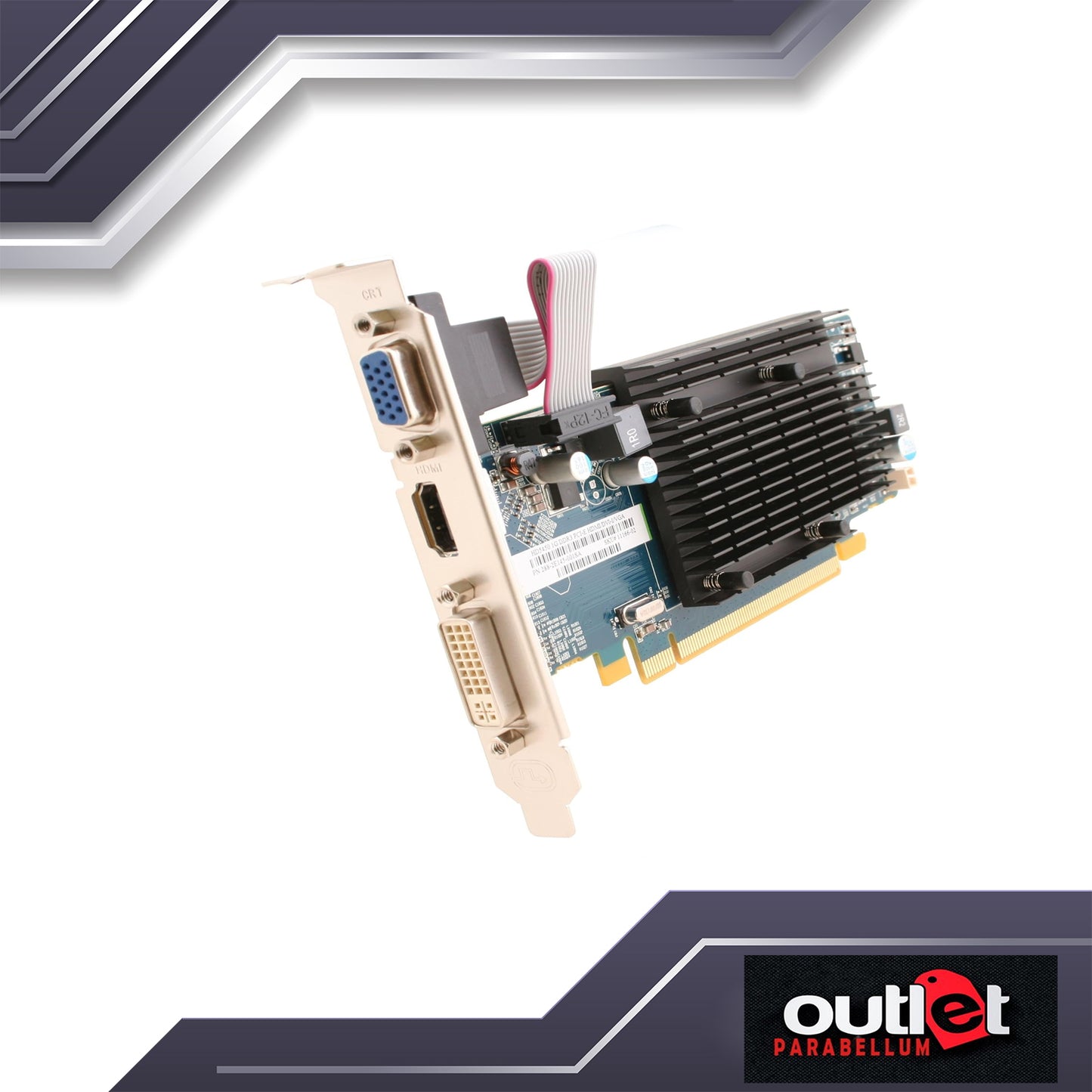 REFURBISHED Sapphire SPR-HD5450-1G6-D3 AMD Fanless HD5450 1GB GDDR3 PCI-E HDMI