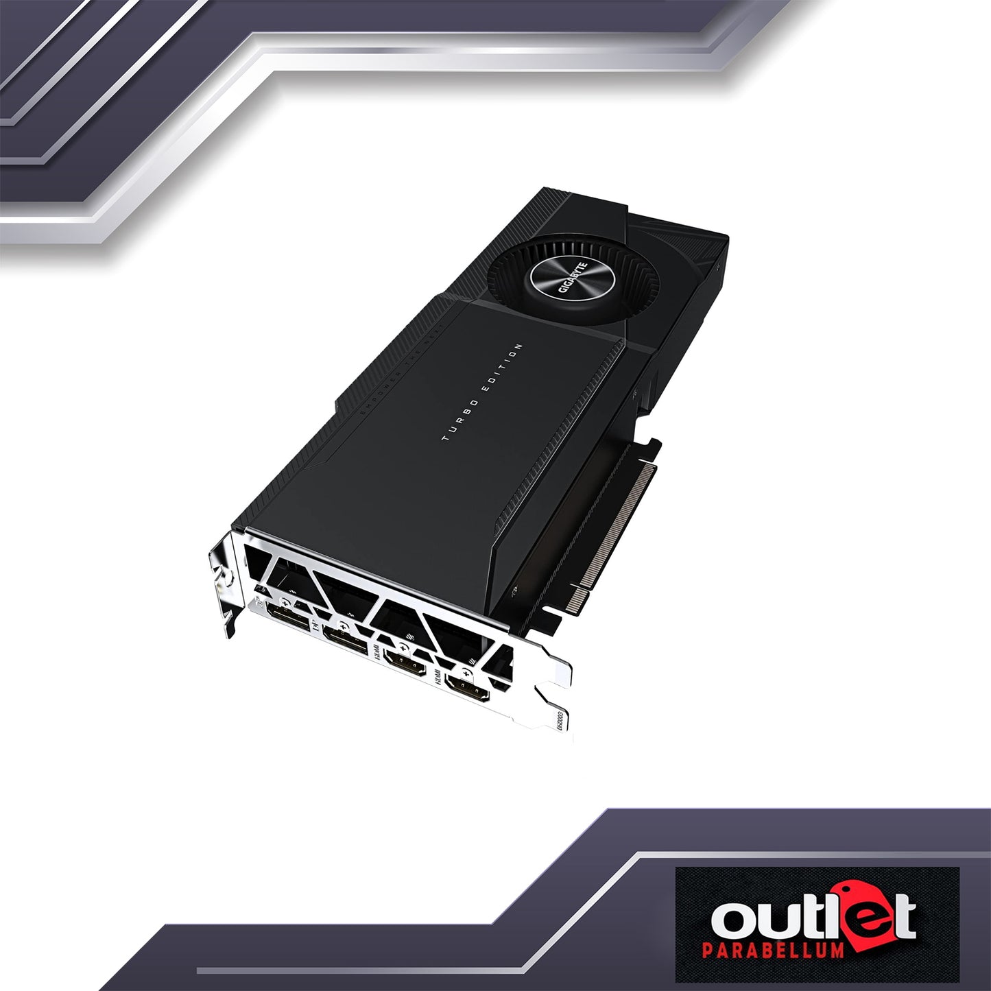 REFURBISHED GIGABYTE GV-N3080TURBO-10GD GEFORCE RTX3080 TURBO 10GB VGA CARD