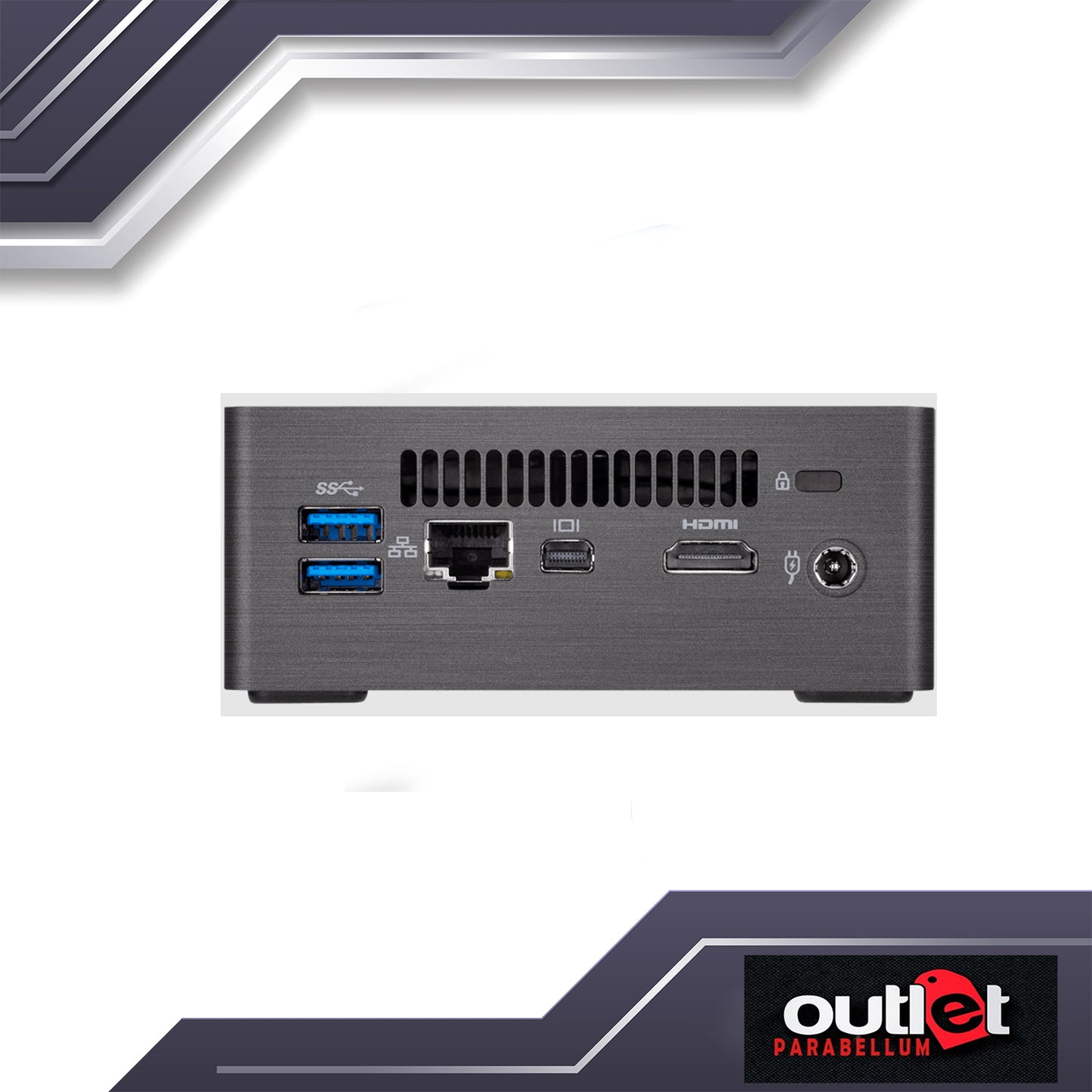 REFURBISHED GIGABYTE GB-BRI3H-8130-BWAR GIGABYTE BRIX INTEL CORE I3 8130 ULTRA COMPACT PC KIT - BAREBONE ONLY