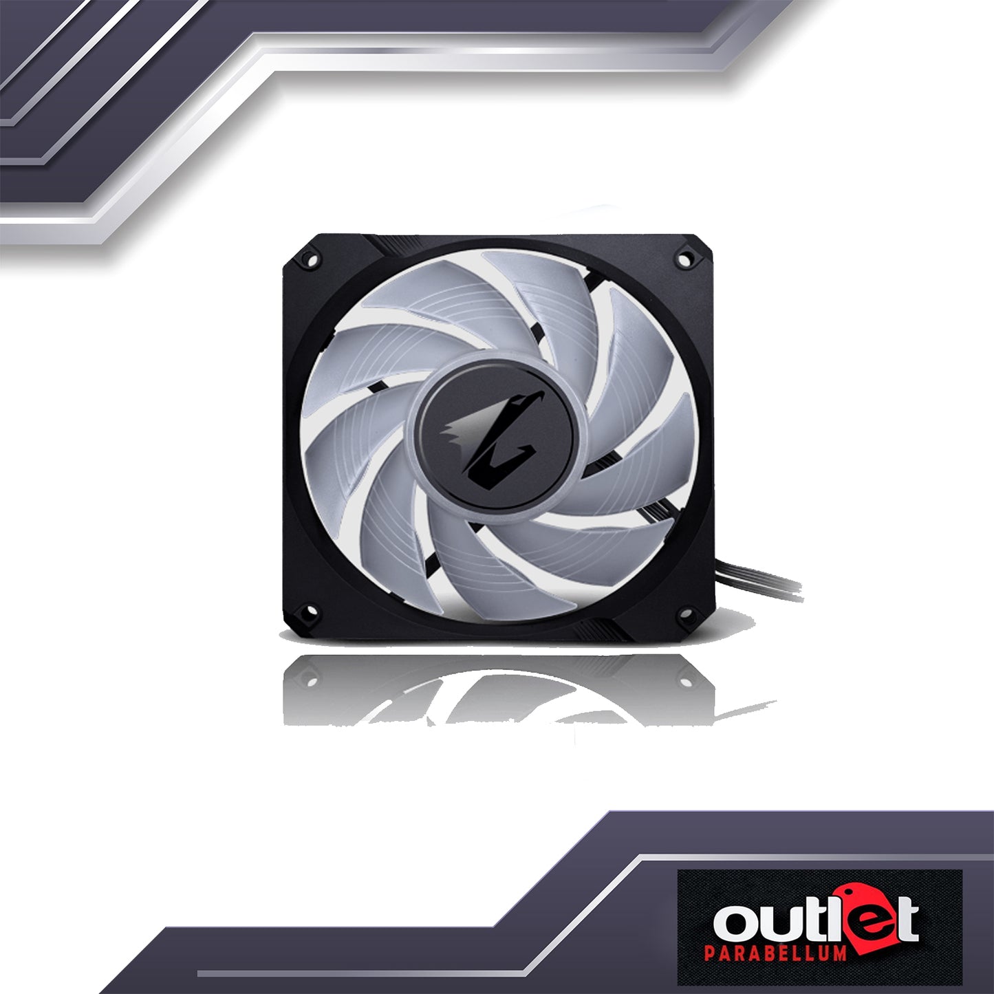 REFURBISHED GP-AORUS-LIQUID-COOLER-360 ALL-IN-ONE LIQUID COOLER WITH CIRCULAR LCD DISPLAY, RGB FUSION 2.0, TRIPLE 120mm