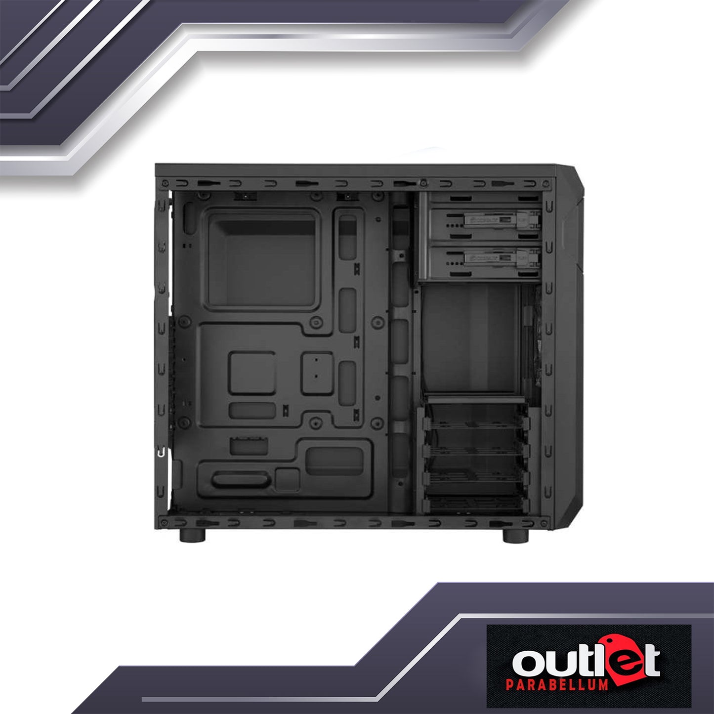 Refurbished CORSAIR Carbide Series™ SPEC-01 Red LED Mid-Tower Gaming Case CS-CC-9011050-WW