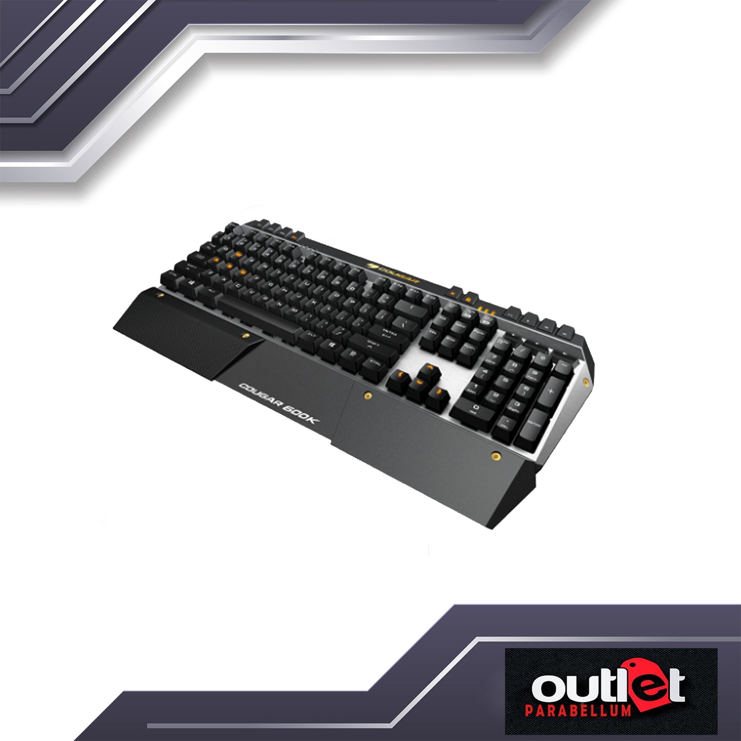 Cougar 600K Mechanical Gaming Keyboard, Cherry MX Blue Switches