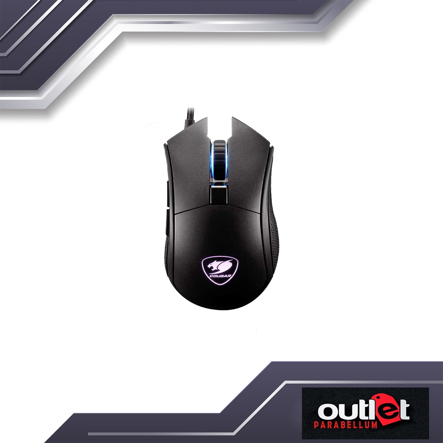 COUGAR CGR-WOMB-RES Gaming Mouse, Revenger S, RGB Compatible, E-Sports Mode, 6 Customizable Buttons