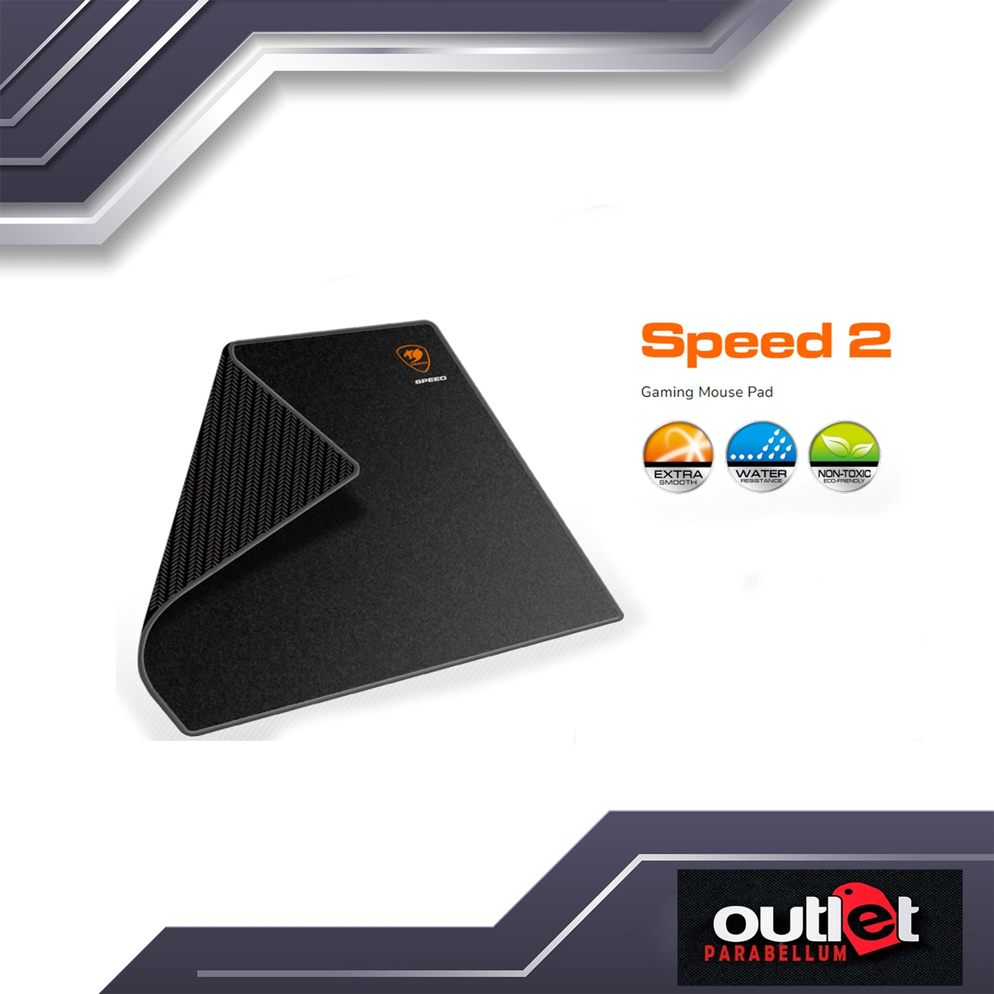 Cougar Speed 2 Gaming Mousepad (450x400x5mm) - Large
