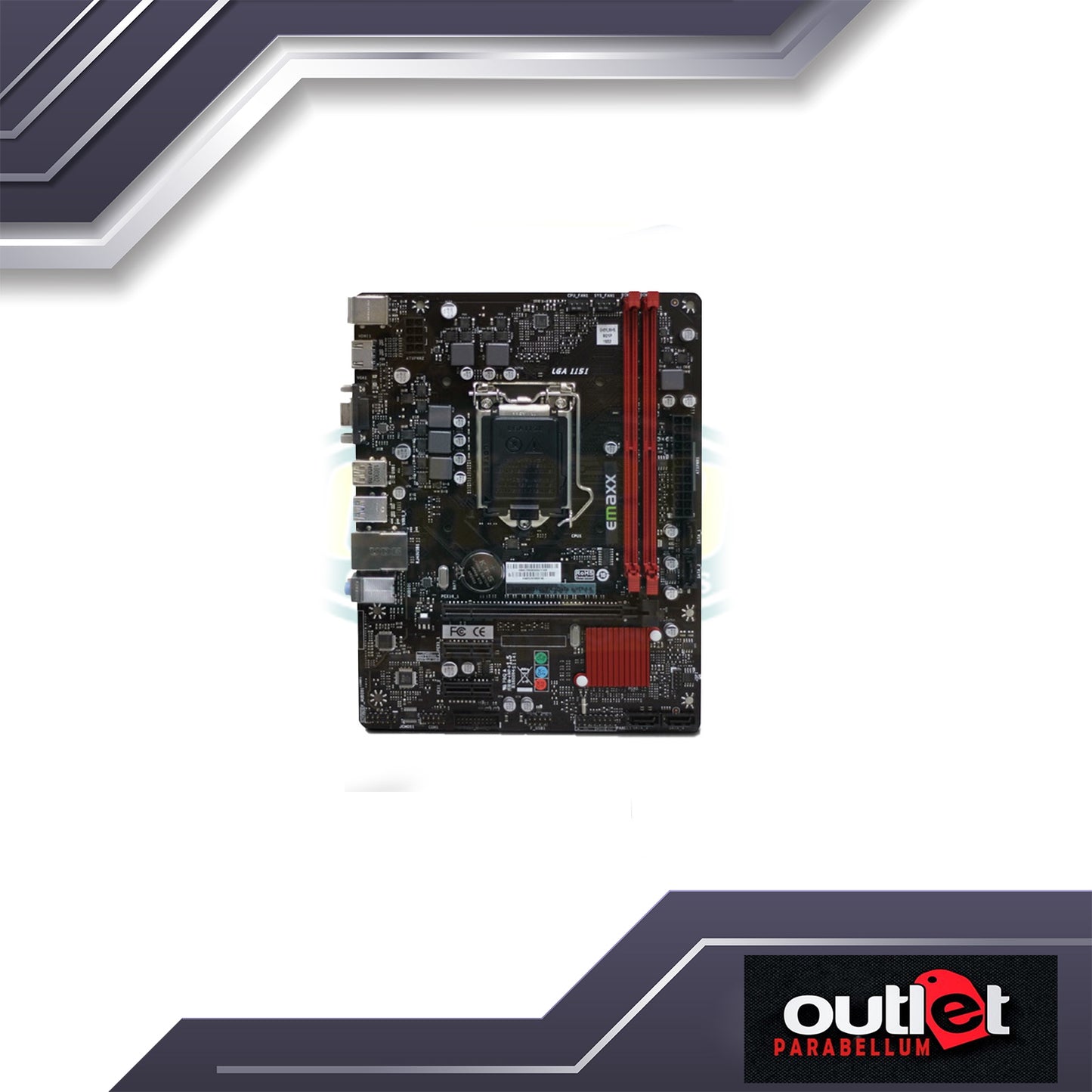 REFURBISHED EMX-IH310LTX-ICAFE+ EMAXX INTEL H310 SOCKET 1151 GIGABIT LAN MATX