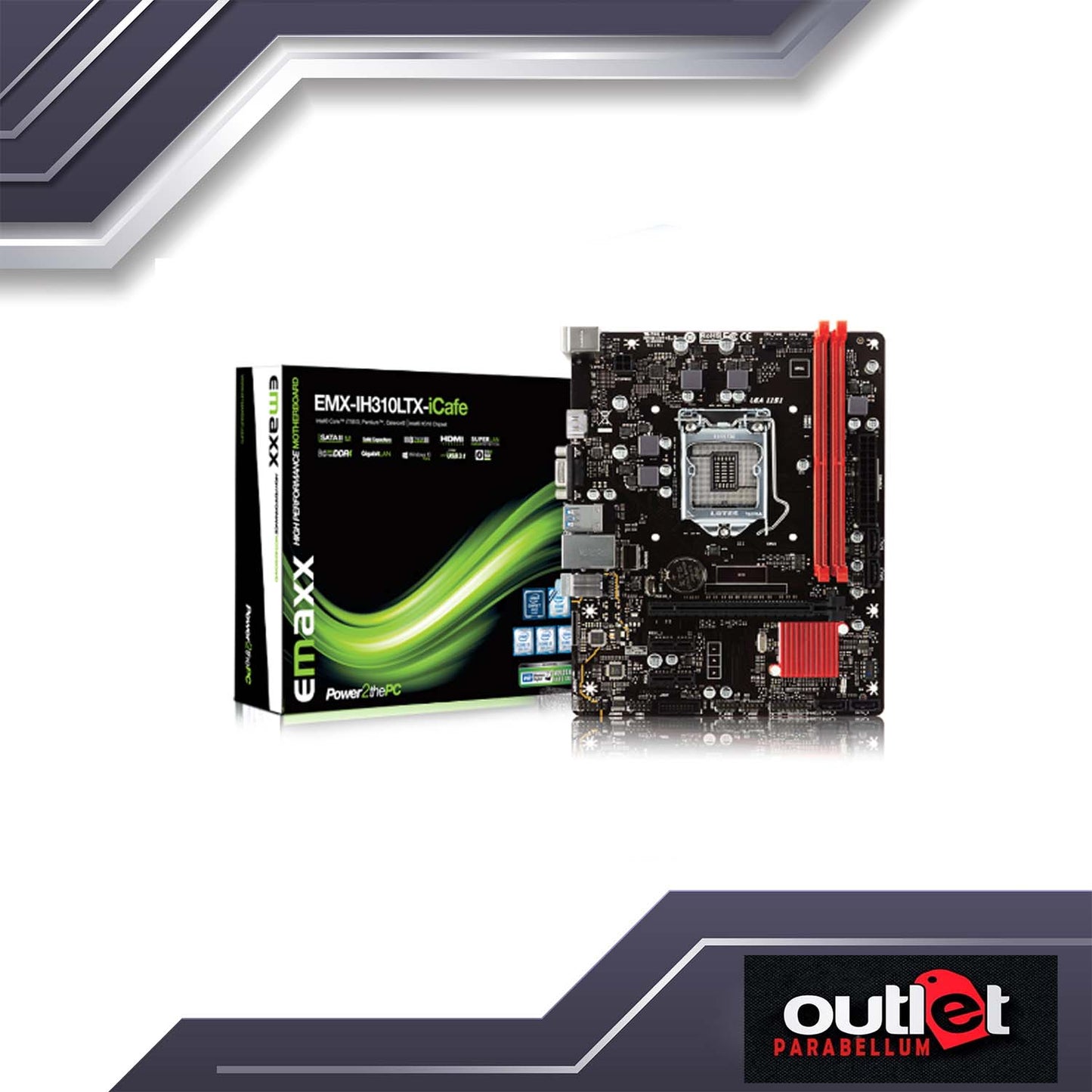 Refurbished Emaxx EMX-IH310LTX-ICAFE Motherboard