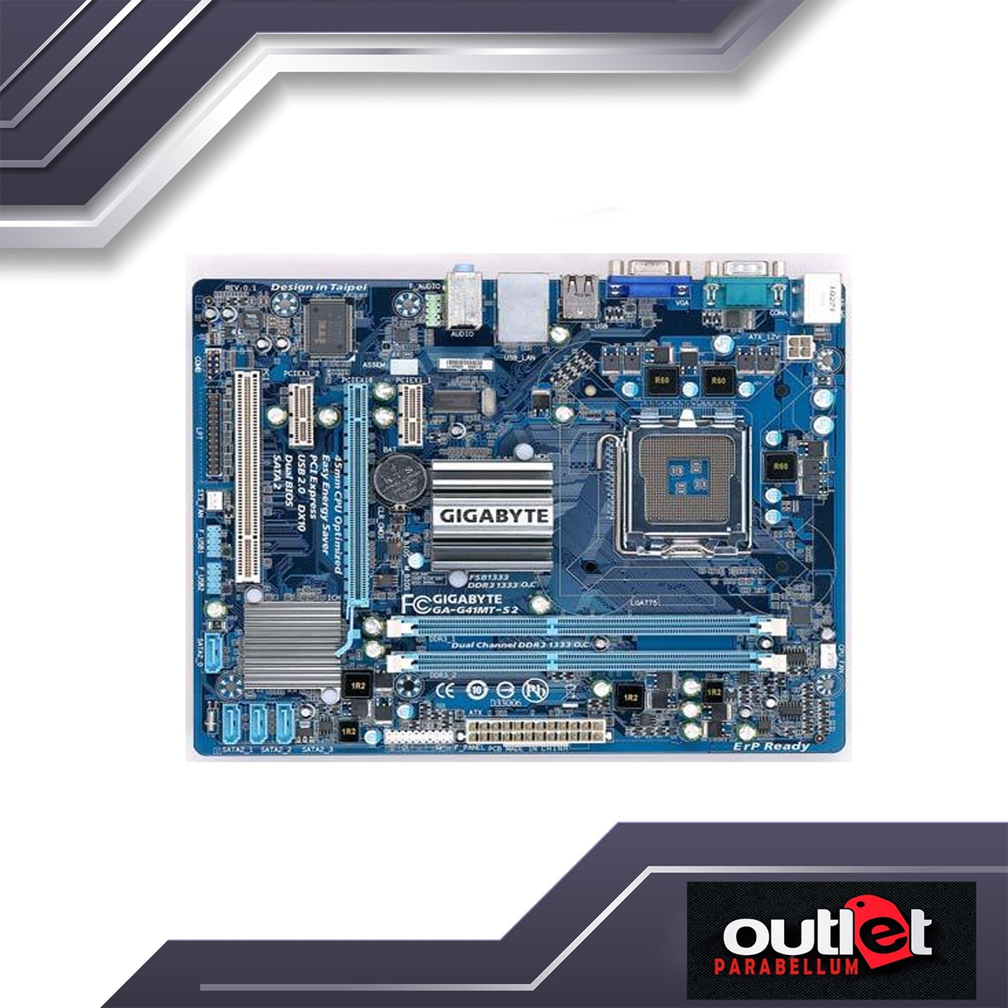 Refurbished GIGABYTE GA-G41MT-S2 GIGABYTE INTEL G41,LGA775,GIGALAN,2XBIOS -- No Warranty!!!