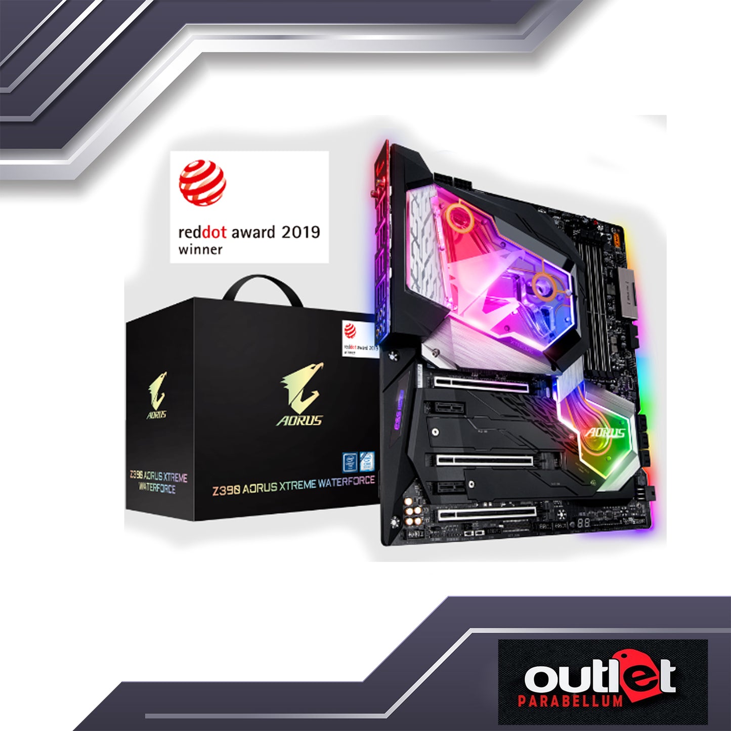 REFURBISHED GA-Z390-AORUS-XTREME-WATERFORCE GIGABTYE AORUS Z390 XTREME WATERFORCE MOTHERBOARD