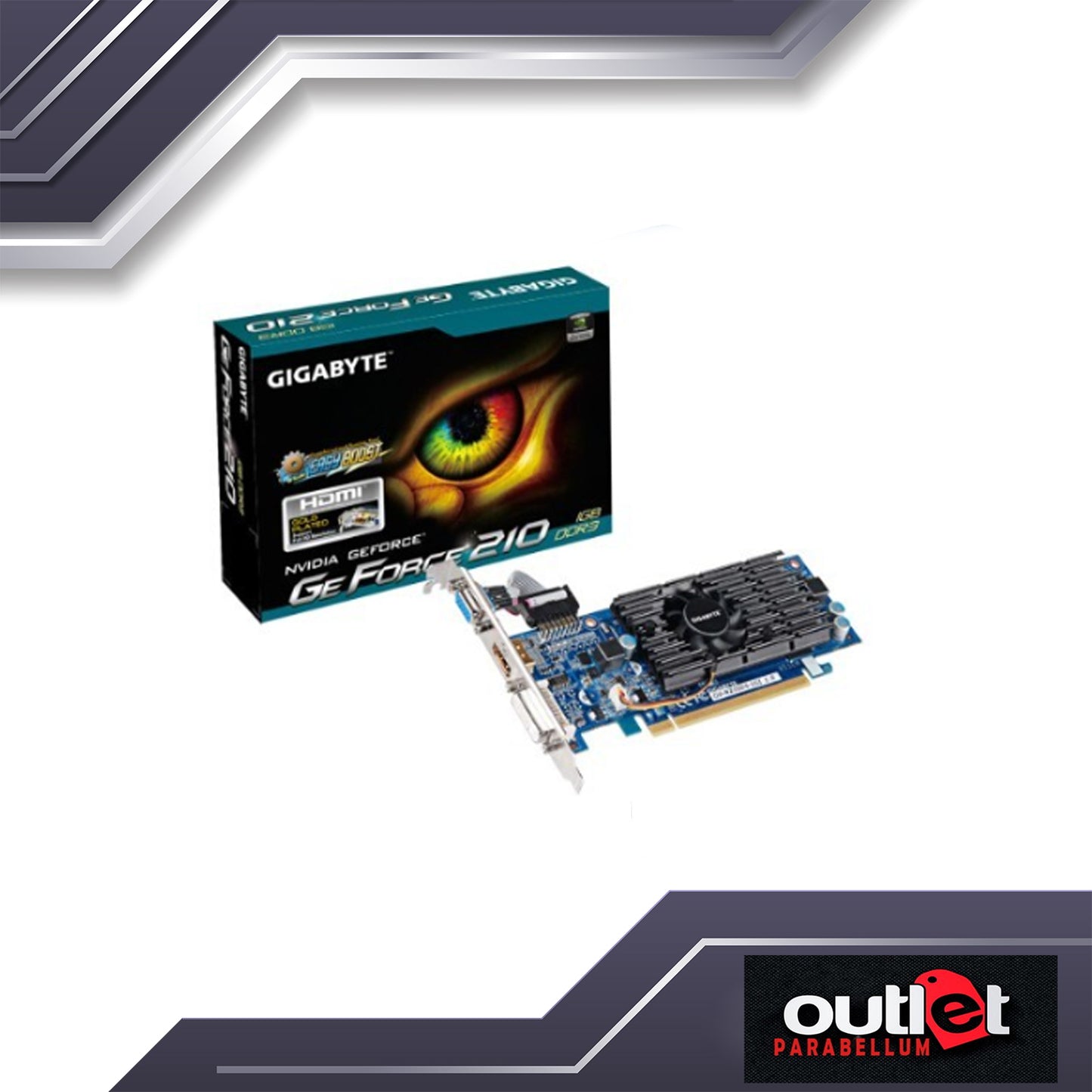 REFURBISHED GIGABYTE GV-N210D3-1GI GIGABYTE GEFORCE 210 GPU