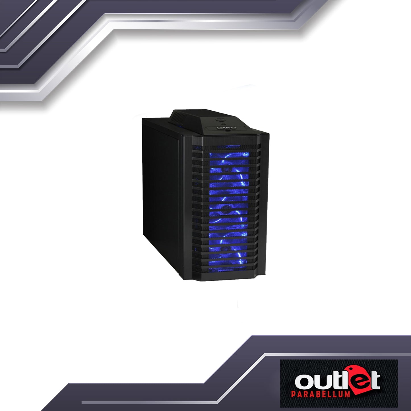 Refurbished LIAN LI ARMORSUIT PC-P60 Black Aluminum ATX Mid Tower Computer Case - No Waranty