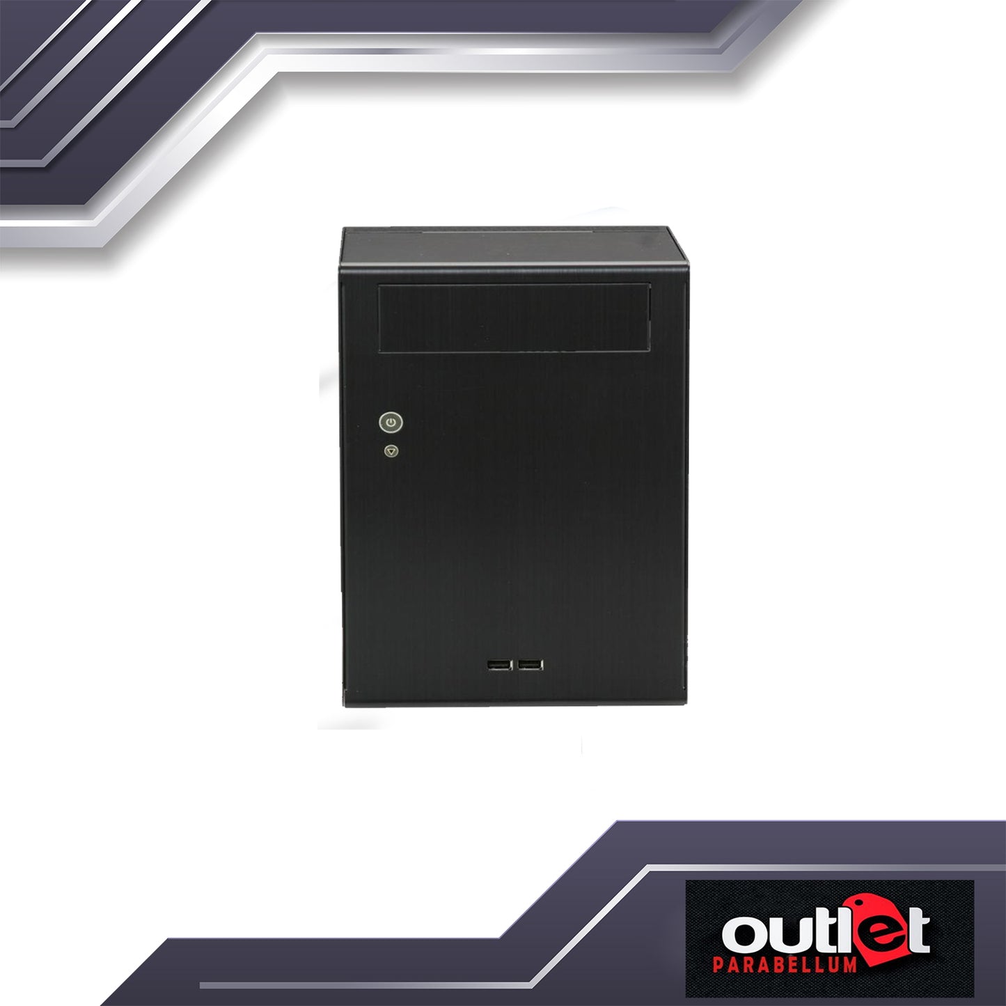 LIAN LI PC-Q07 Black Aluminum Mini-ITX Tower Computer Case