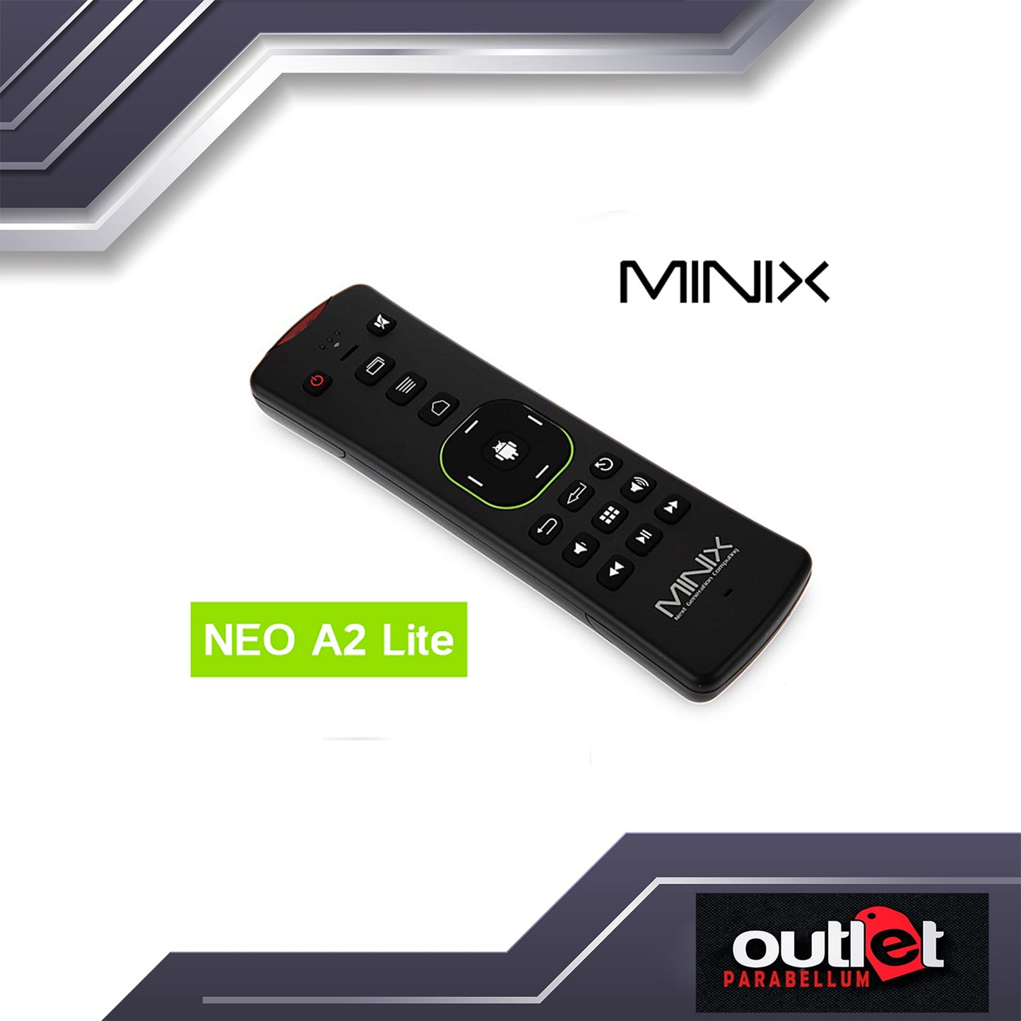 REFURBISHED MINIX NEO A2 Lite DOUBLE-SIDED AIRMOUS Remote