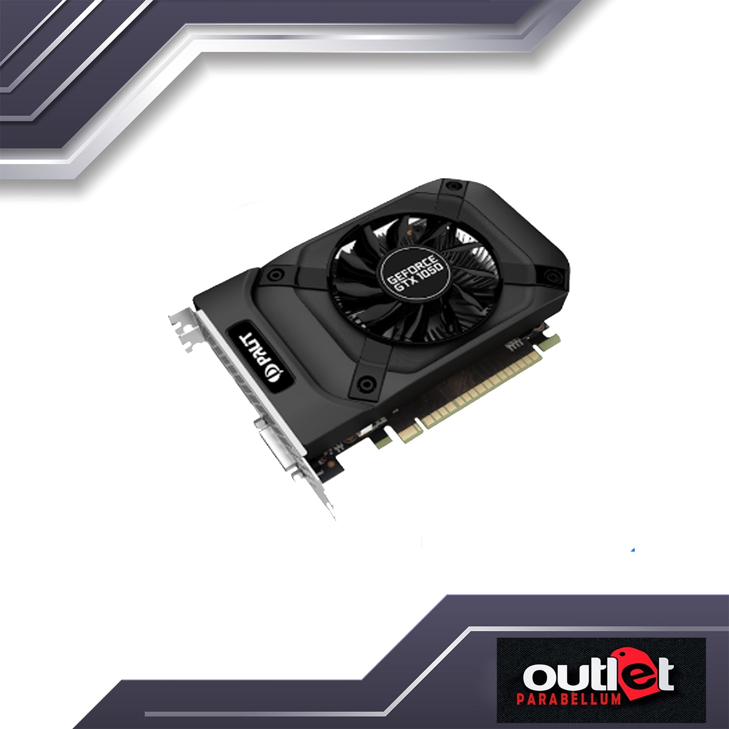 REFURBISHED PALIT NE5105001841-1070F GeForce® 1050 StormX PALIT GTX1050 STORMX 2GB GDDR5 128BIT DVI HDMI DP
