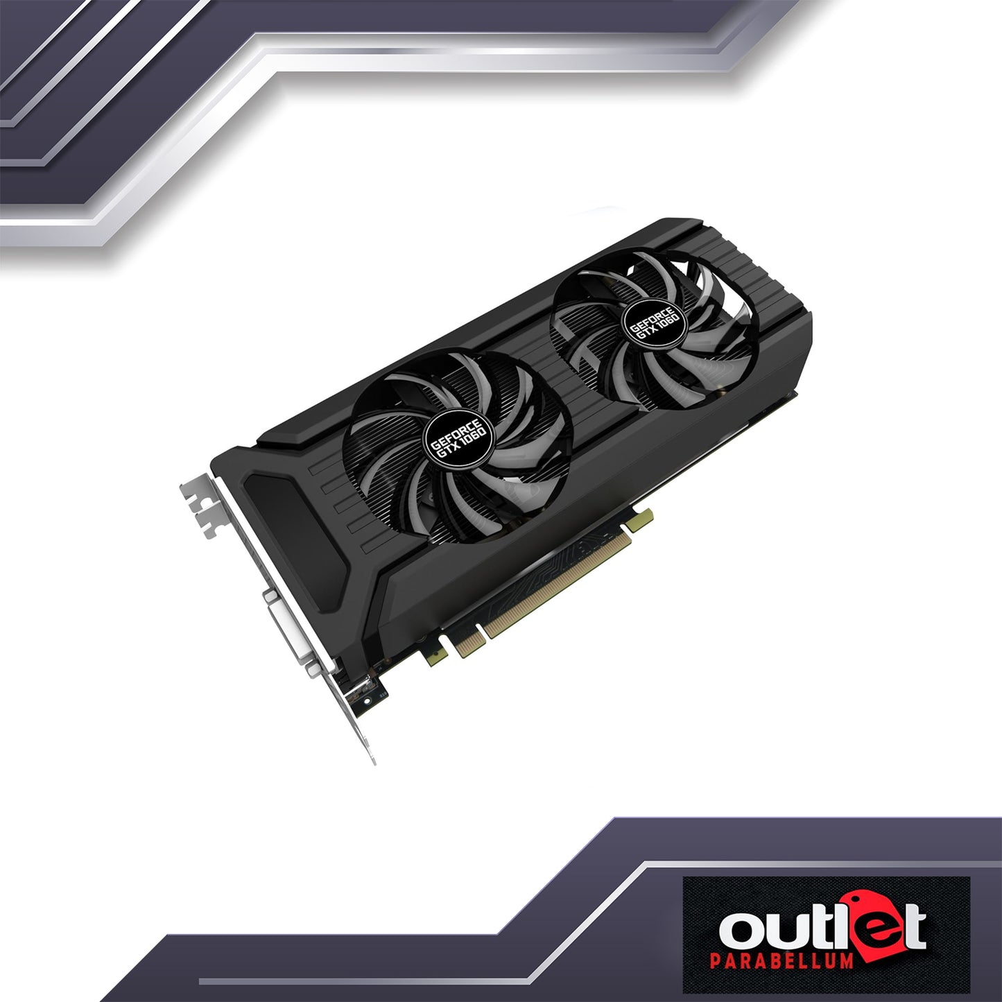 REFURBISHED Palit GeForce GTX 1060 Dual 3GB NE51060015F9-1061D PALIT GTX1060 DUAL 3G GDDR5 192BIT DVI 3XDP HDMI VGA