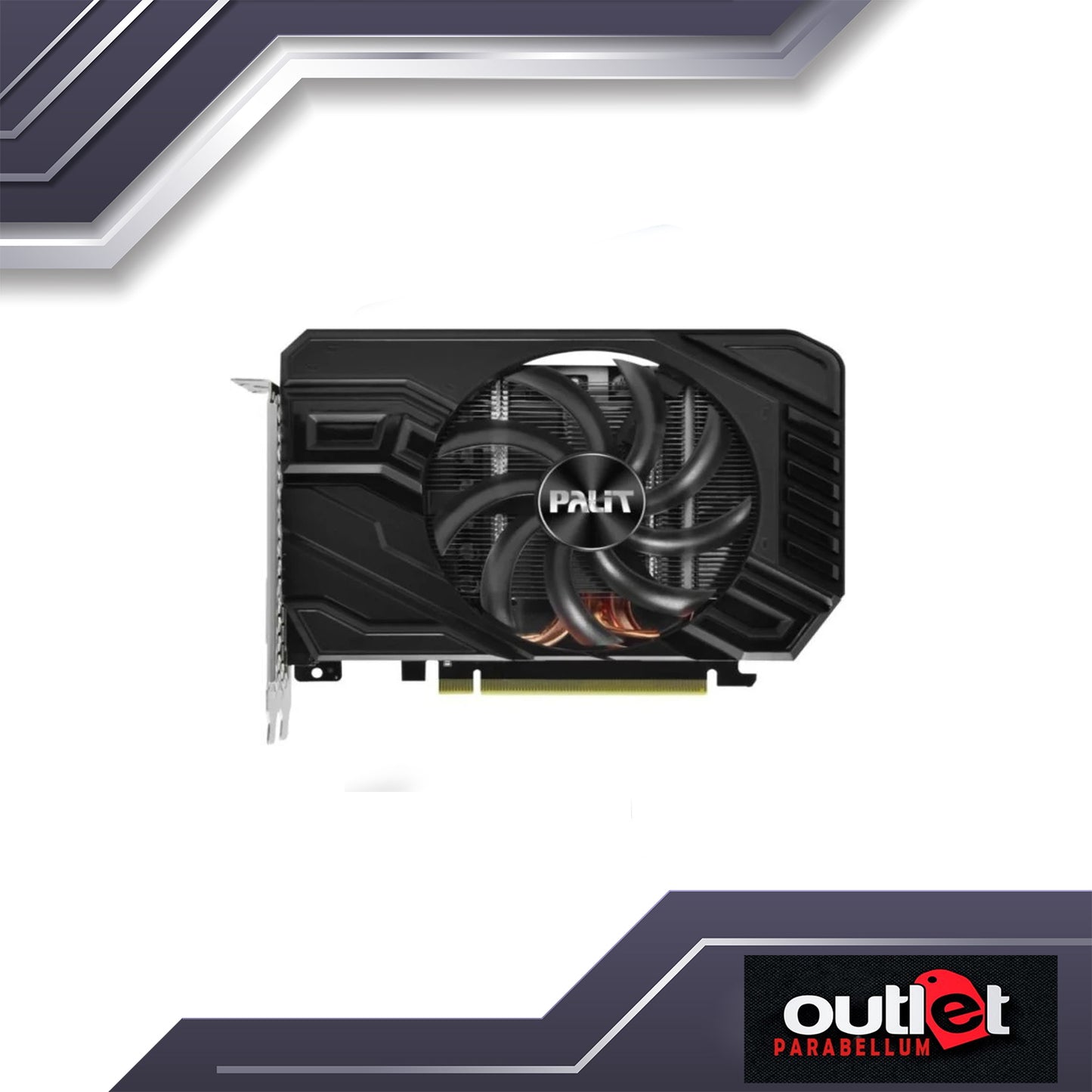 REFURBISHED PALIT NE6166T018J9-161F PALIT GTX1660TI STORMX 6G GDDR6 192BIT DVI HDMI DP VGA