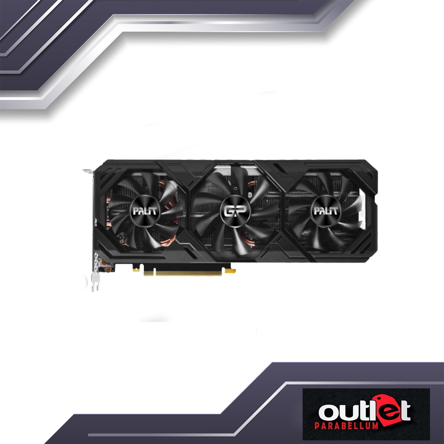 REFURBISHED PALIT NE6207S019P2-186T PALIT RTX2070 SUPER GAMINGPRO 8G GDDR6 256BIT 3-DP-HDMI