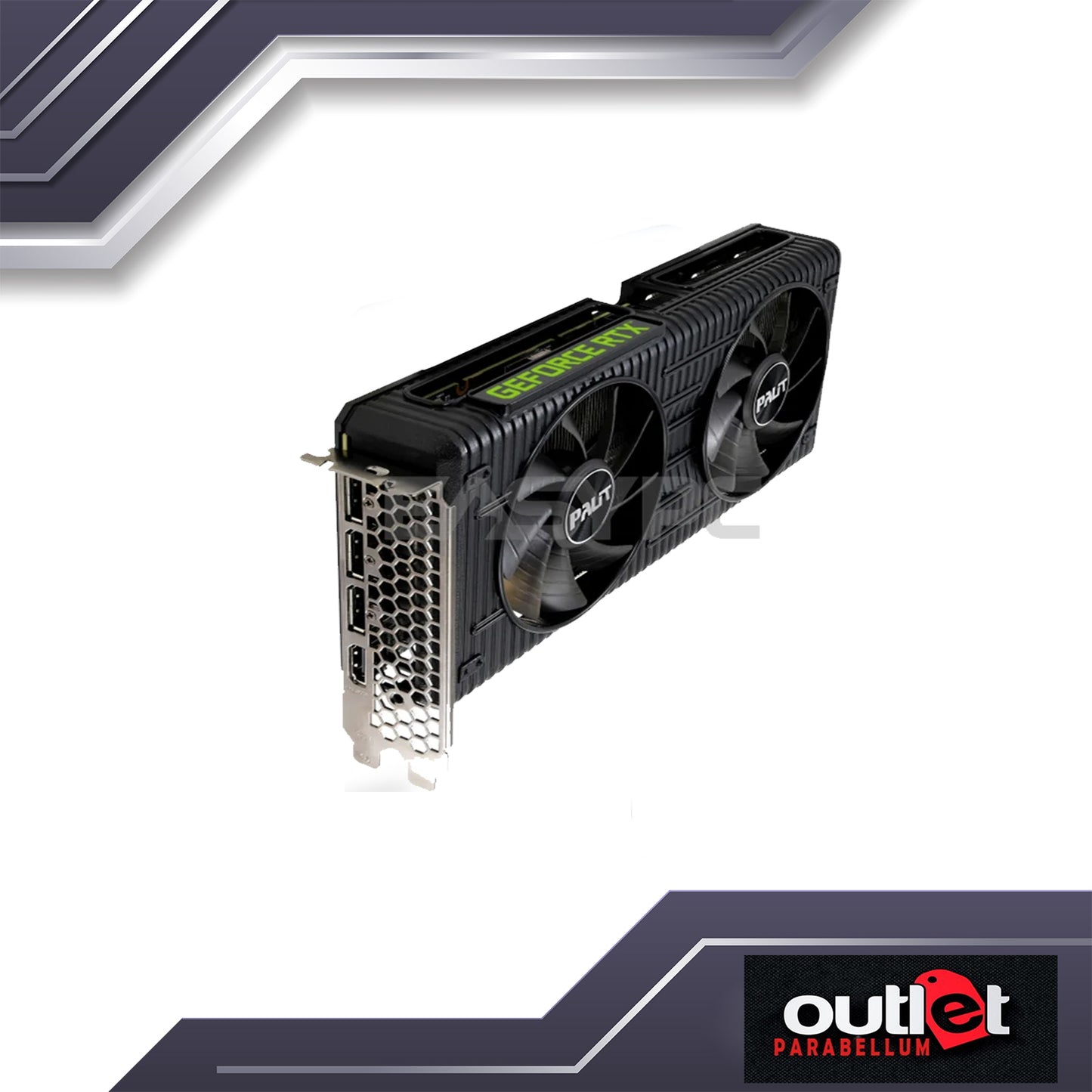 REFURBISHED PALIT NE63050019P1-190AD PALIT RTX3050 DUAL 8GB GDDR6 128BIT 3 x DP HDMI VGA CARD