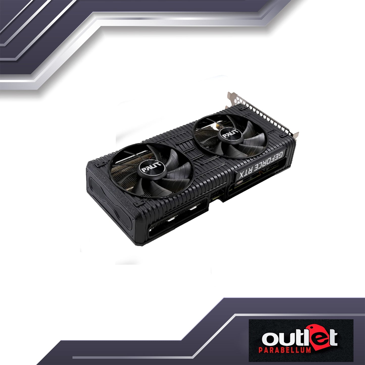 REFURBISHED PALIT NE6306TS19P2-190AD PALIT RTX3060TI DUAL OC 8G GDDR6 256BIT 3-DP HDMI VGA