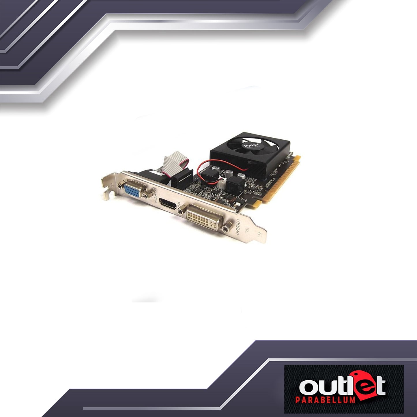 REFURBISHED PALIT NEAT6100HD06-1196F PALIT GT610 1GB DDR3 64B VGA