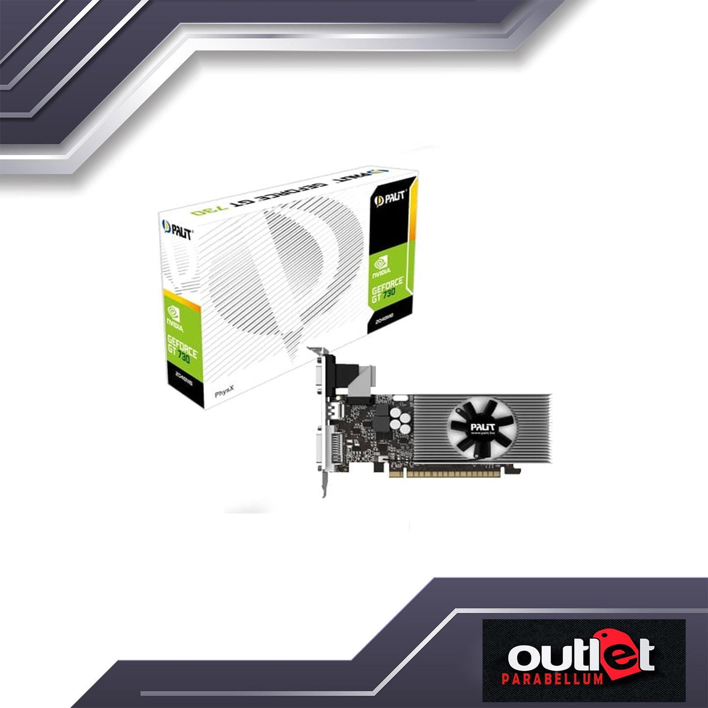 REFURBISHED PALIT NEAT7300HD46-2080F PALIT GT730 2G SDDR3 VGA