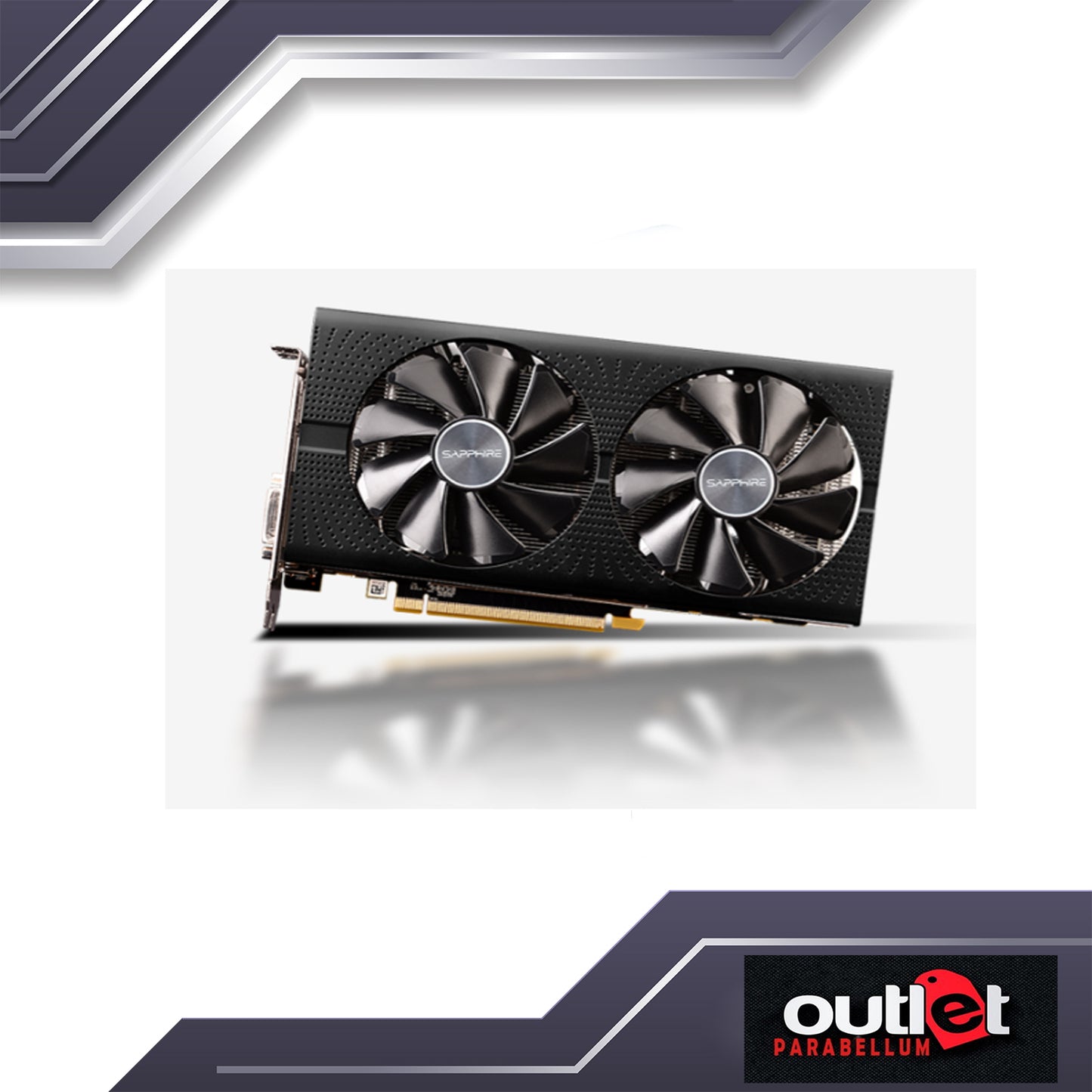 REFURBISHED Sapphire SPR-11265-05-20G PULSE RADEON RX580 8GB GDDR5 DUAL HDMI/DVI-D/DUAL DP OC W/ BP
