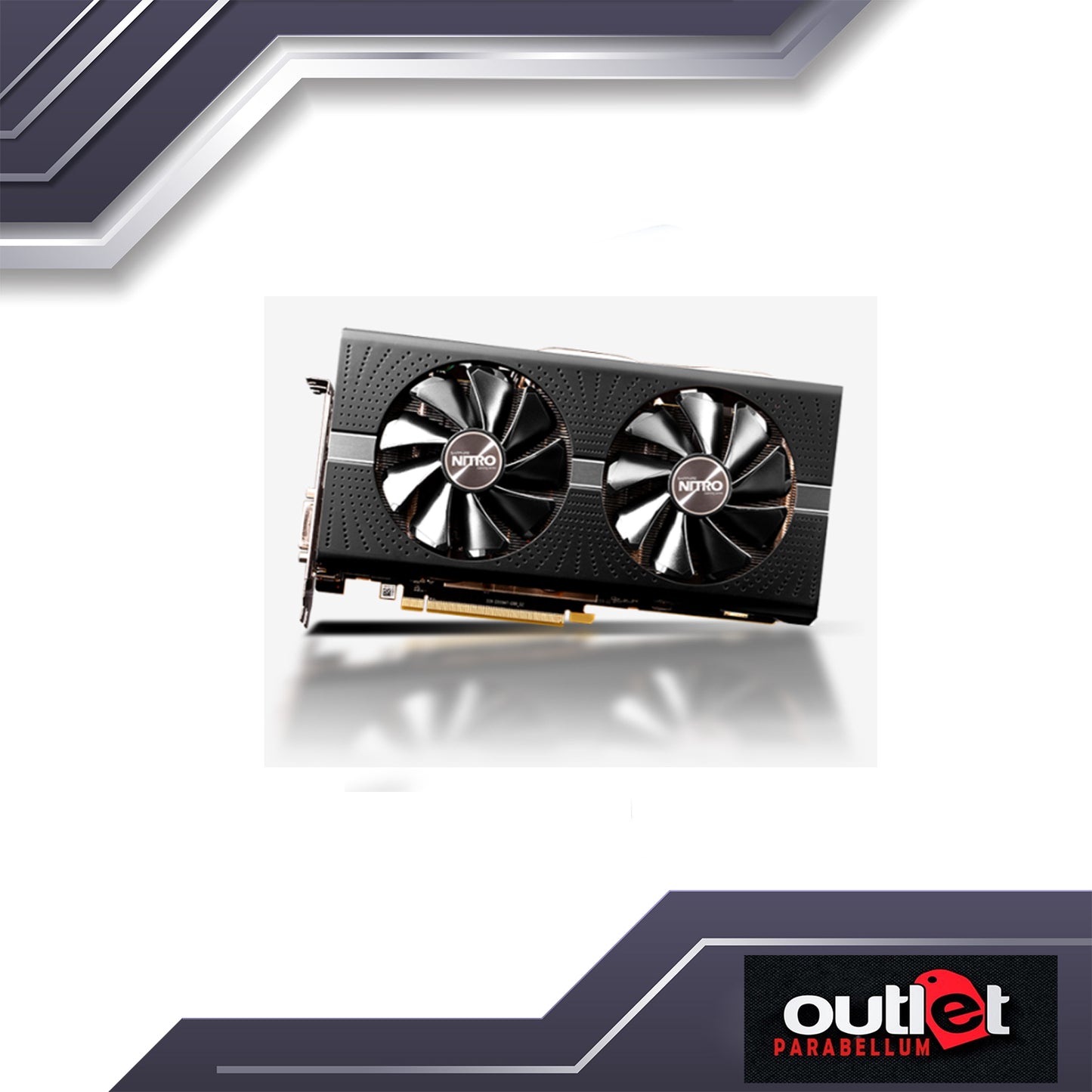 REFURBISHED Sapphire SPR-11265-32-20G PULSE RADEON RX580 4G GDDR5 DUAL HDMI/DVI-D/DUAL DP OC