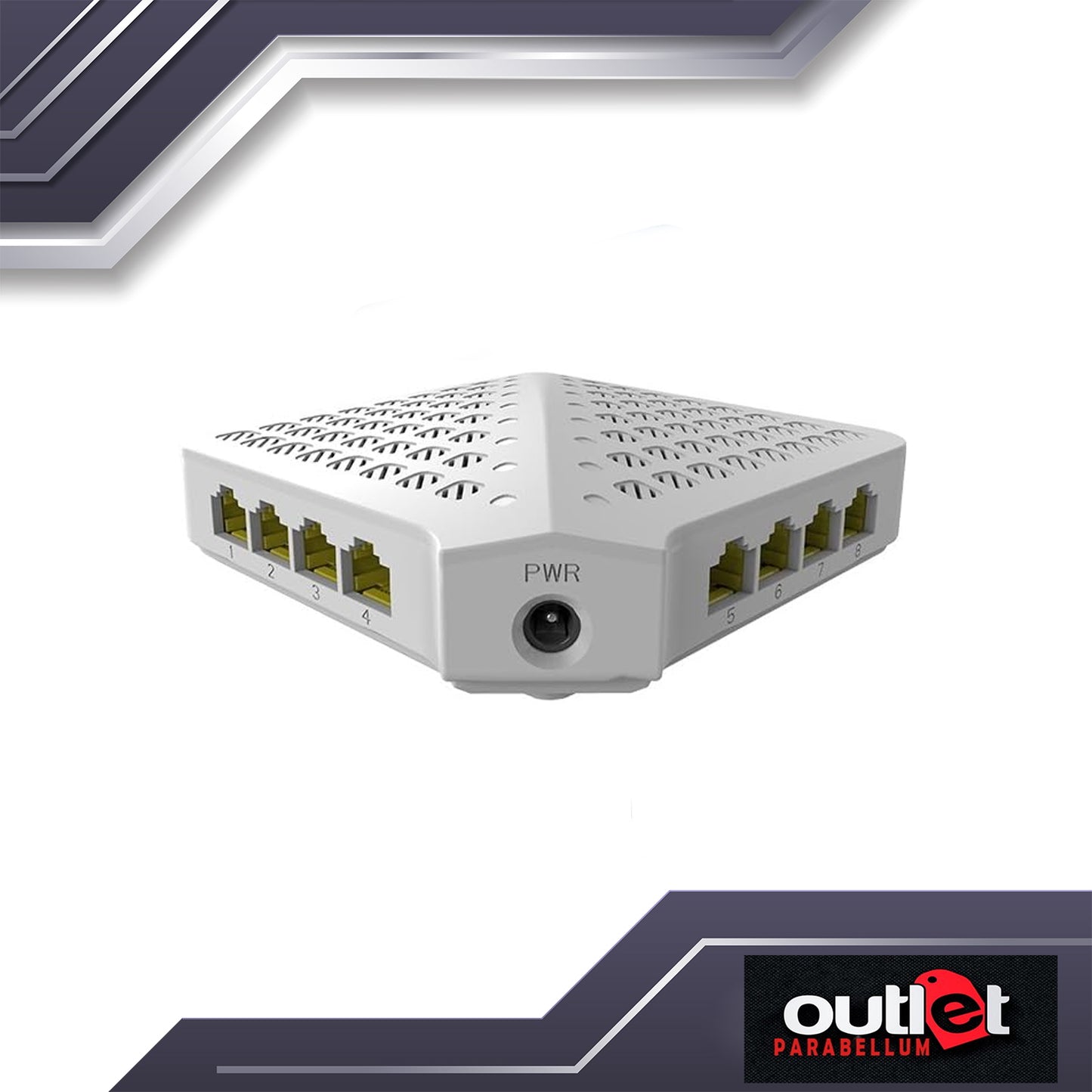 Tenda SG80 UnManaged 8 Port Intelligent Recognition Gigabit Network Switch