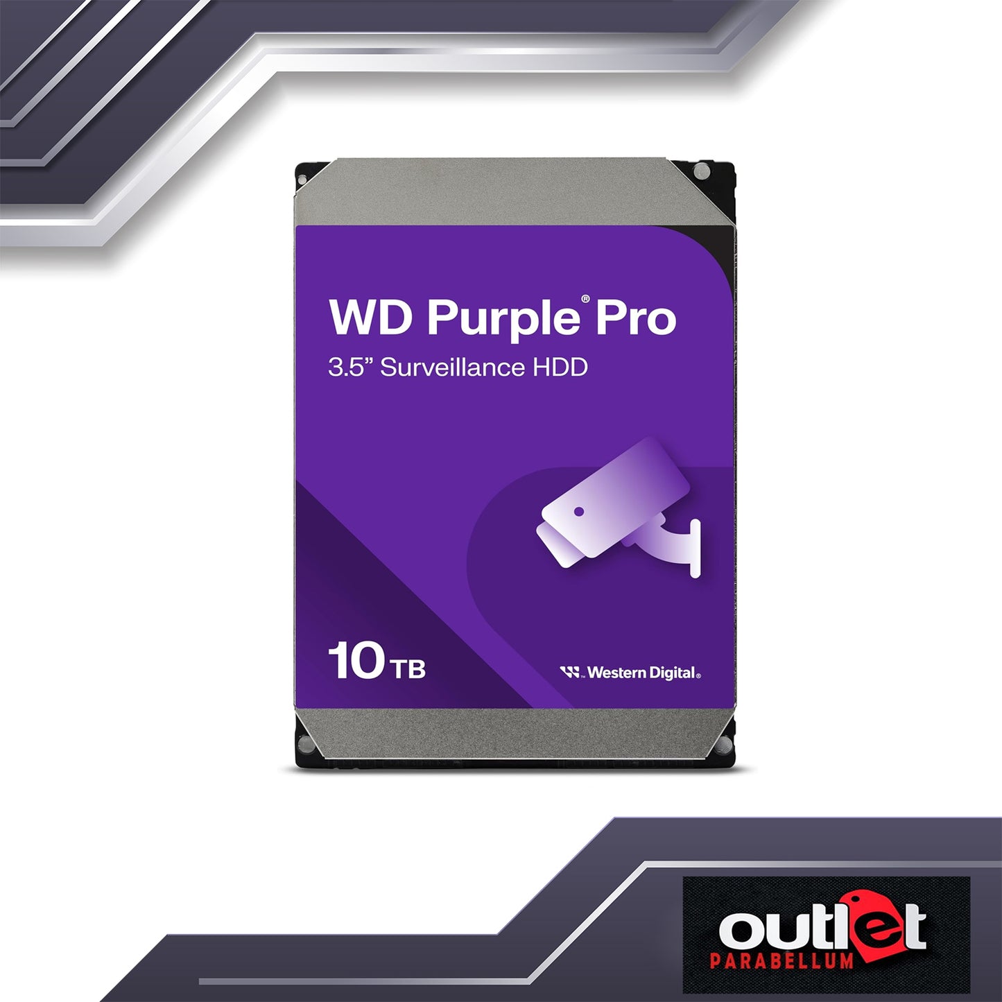 Western Digital 10TB WD Purple Surveillance Internal Hard Drive - WD101PURP 10TB
